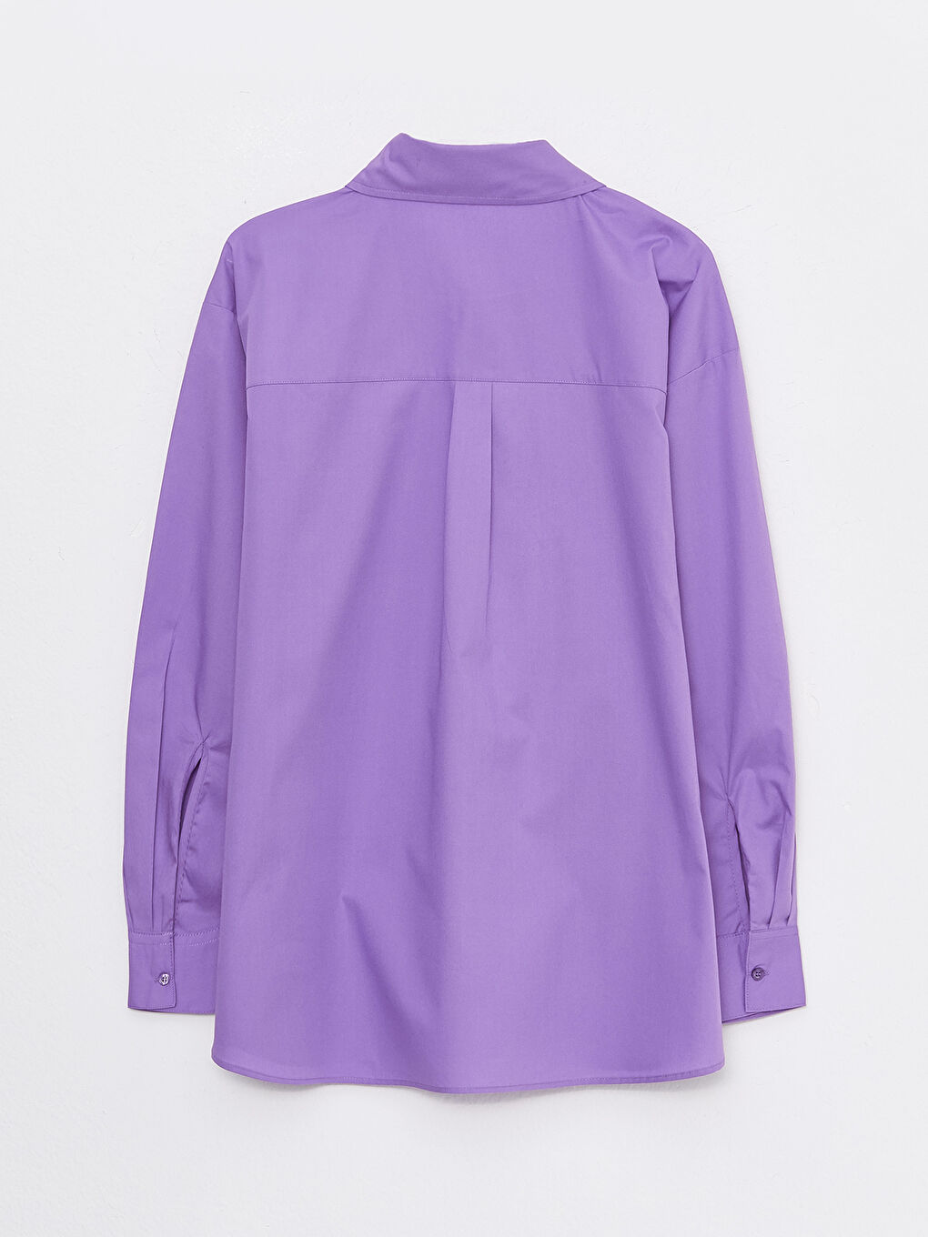 Chemise Longue Droite Surdimensionnée Pour Femmes-6