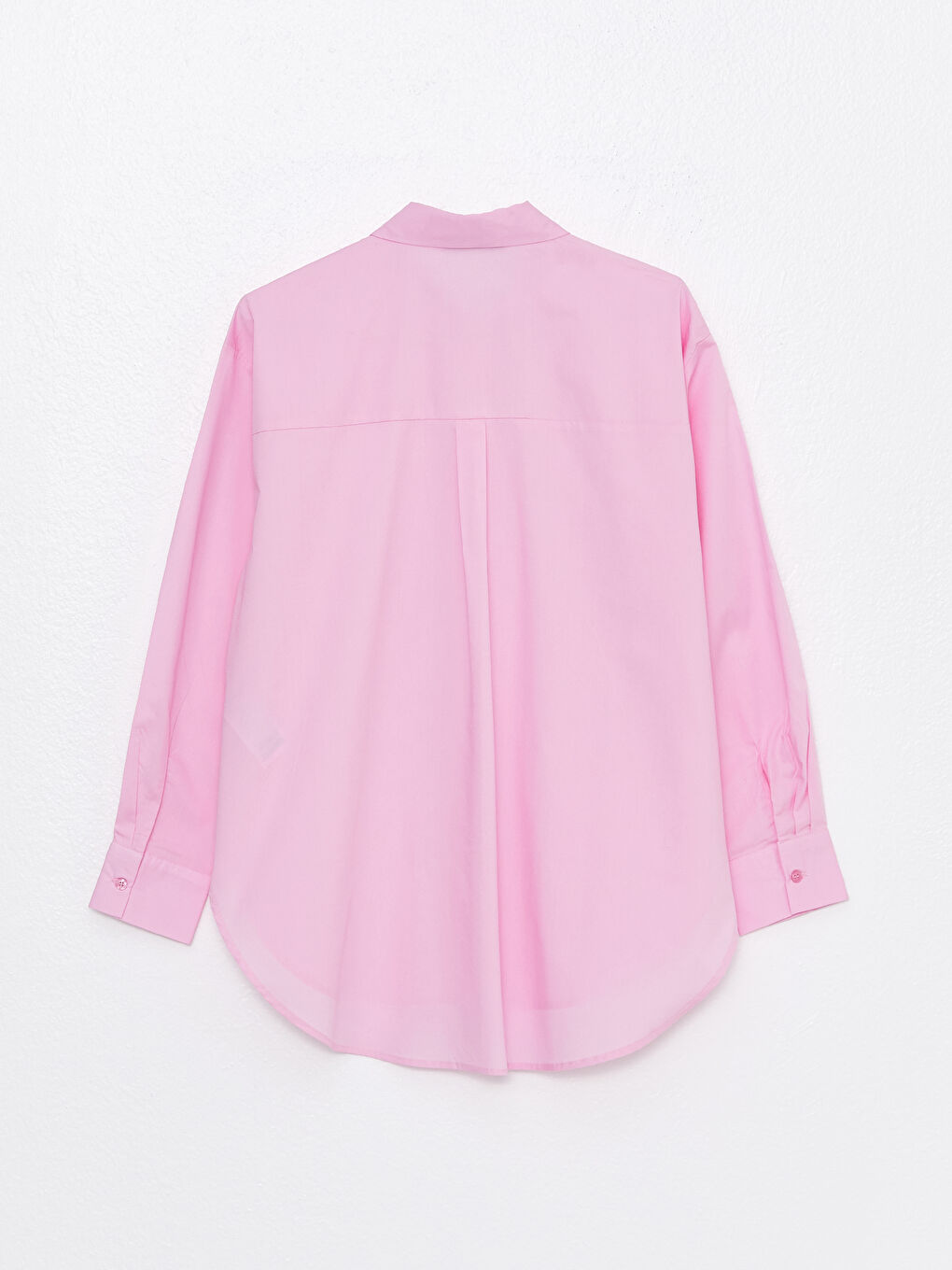 Cămașă Supradimensionată Dreaptă cu Mânecă Lungă pentru Femei-7