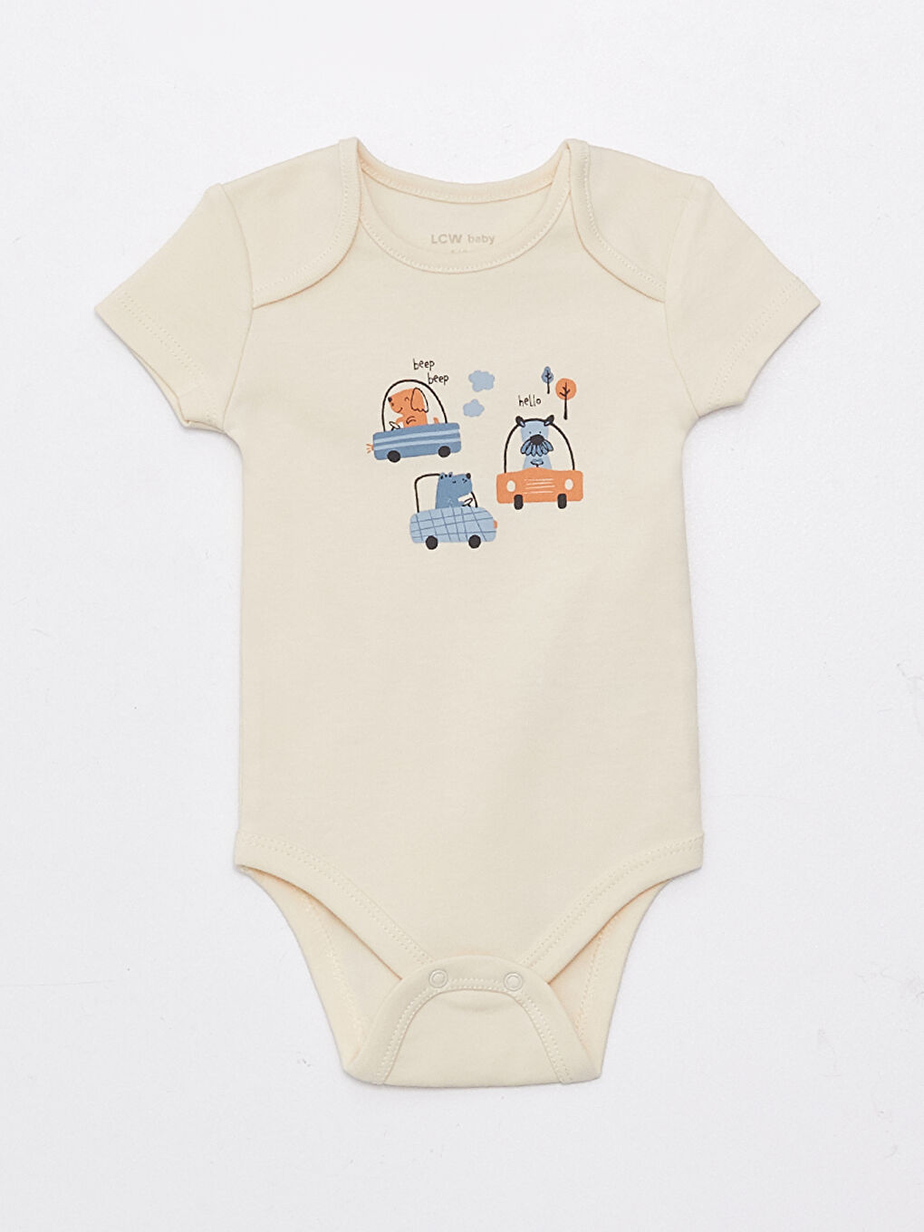 Long Sleeve Patterned Baby Boy Set of 3-1