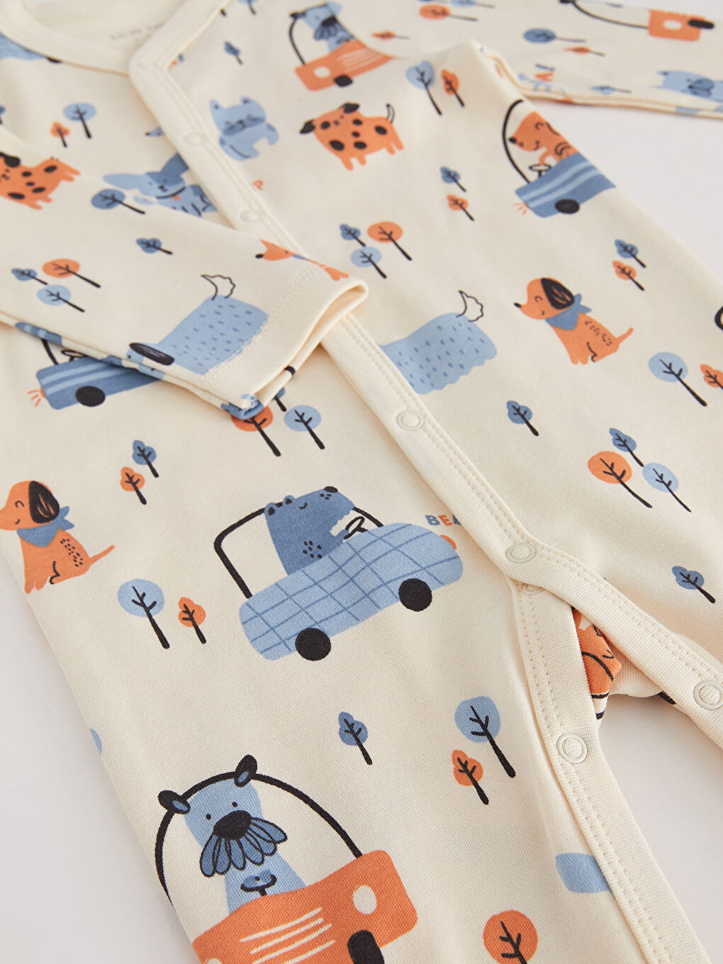 Long Sleeve Patterned Baby Boy Set of 3-4