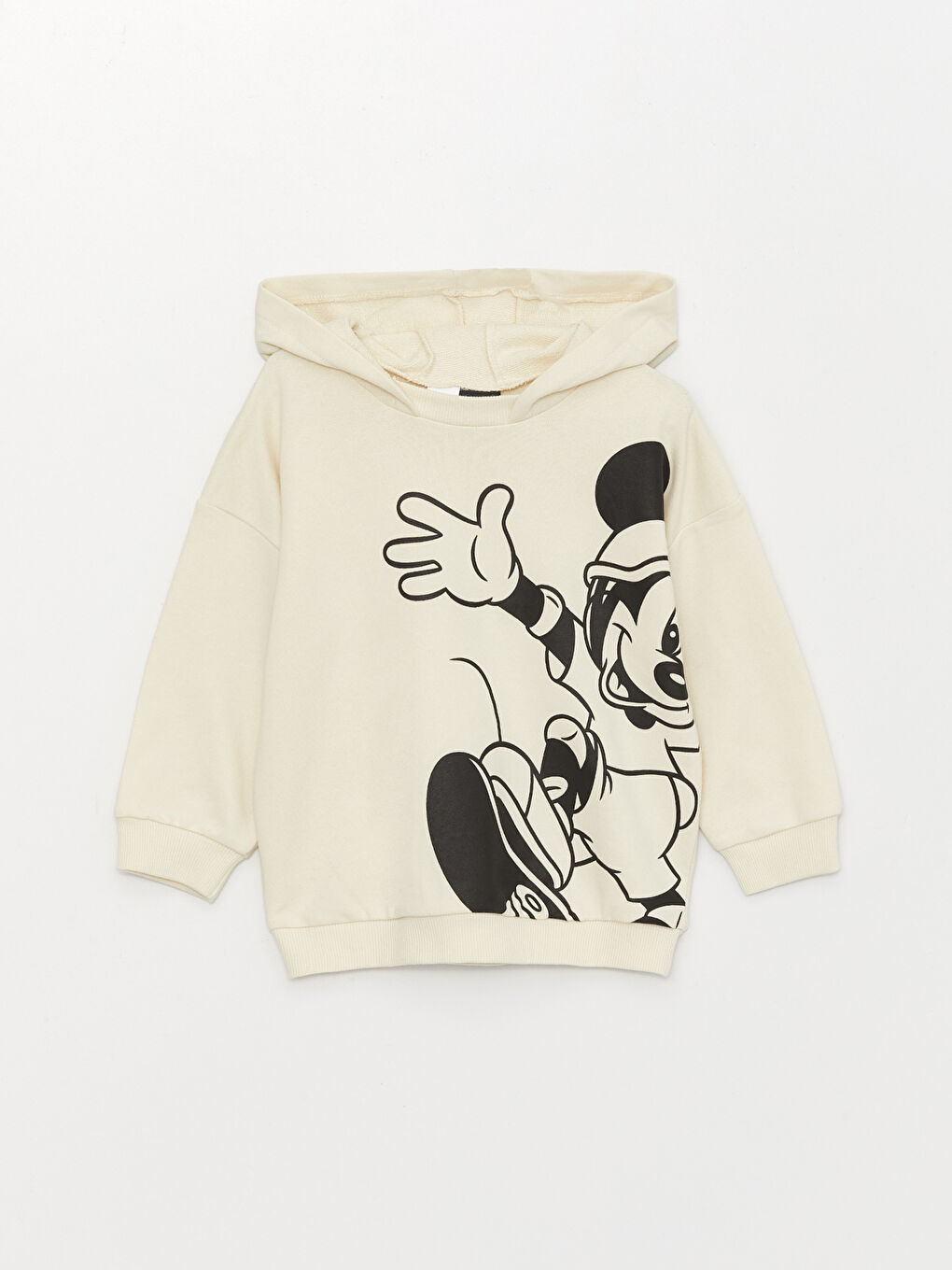 Long Sleeve Mickey Mouse Printed Baby Boy Hoodie