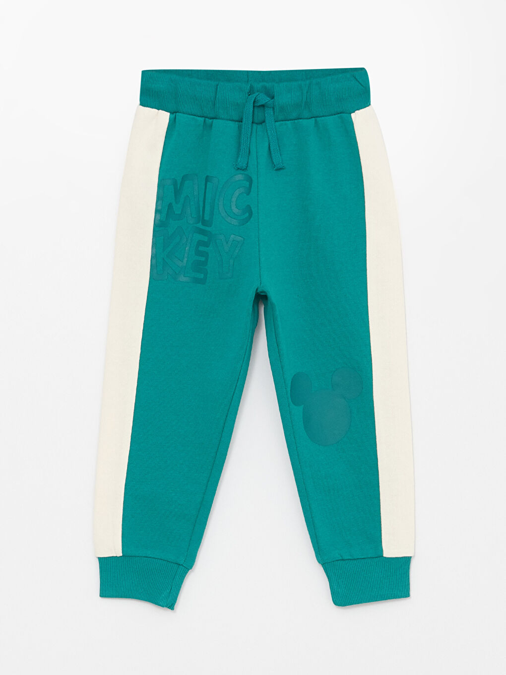 Elastic Waist Mickey Mouse Printed Baby Boys' Sweatpants-2