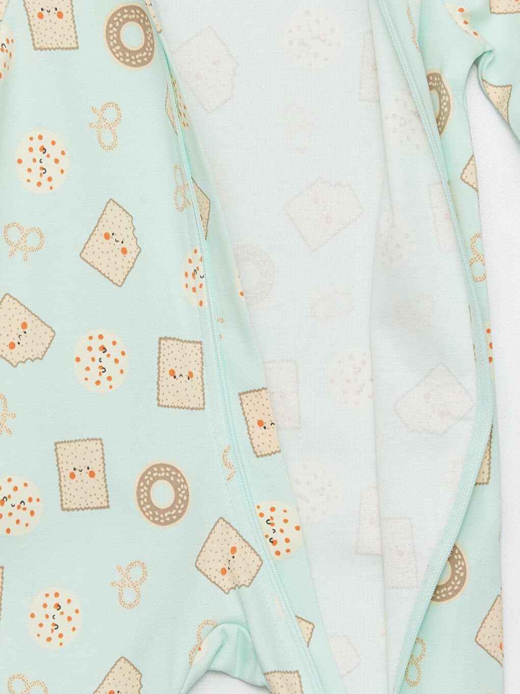 Crew Neck Long Sleeve Printed Baby Boy Rompers 2-Piece Set-3