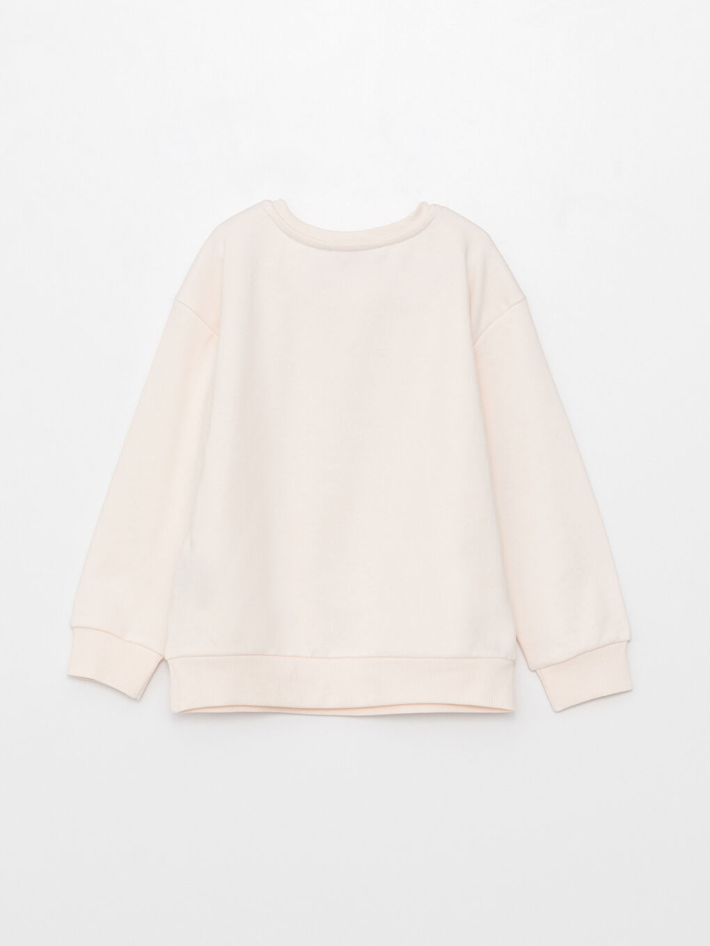 LCW Kids Bisiklet Yaka Dantel Detaylı Uzun Kollu Kız Çocuk Sweatshirt -S36657Z4-FDY