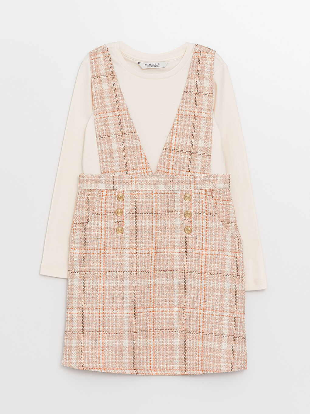 Торлы қыз көйлегі және футболка