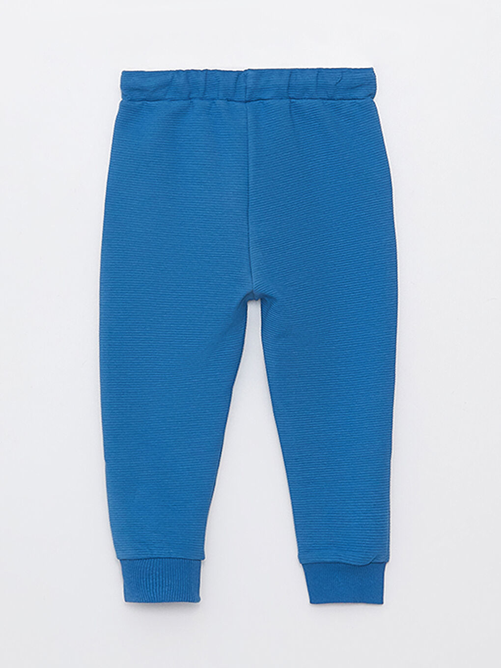 Mavi Beli Lastikli Basic Erkek Bebek Eşofman Alt-1