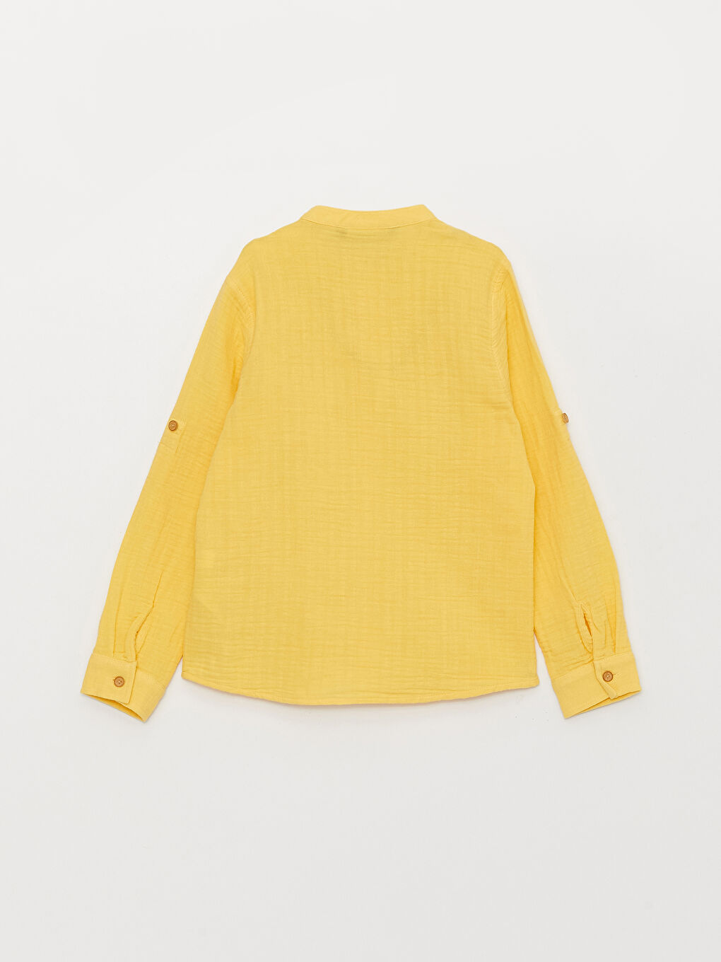 Ұлдарға арналған тік жағалы негізгі ұзын жең жейде-2