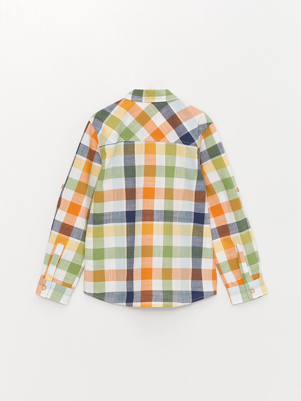 LC Waikiki Plaid Long Sleeve Boys' Shirt -S36688Z4-LME