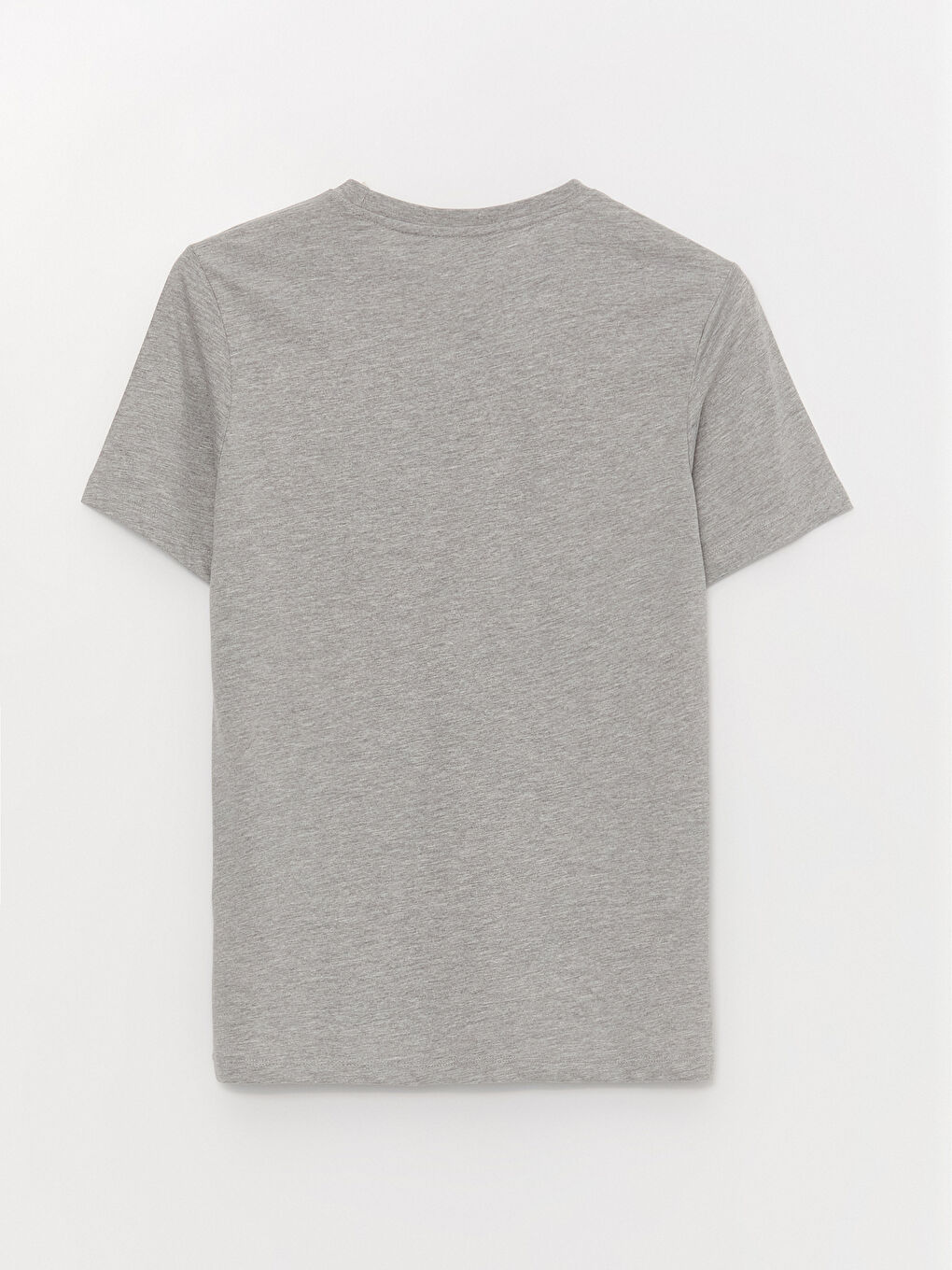 Crew Neck Short Sleeve Printed Combed Cotton Men's T-shirt-11