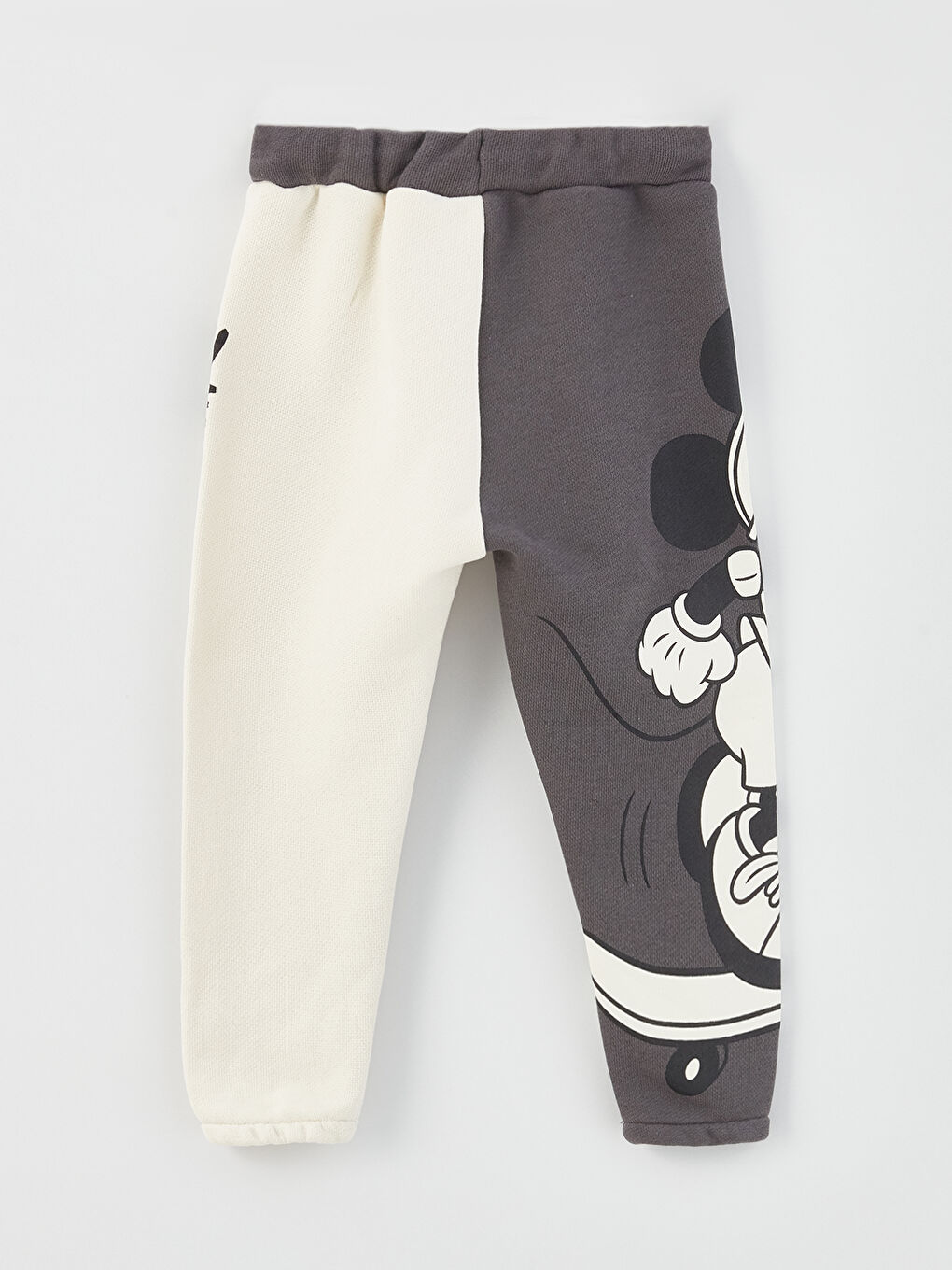 Mickey Mouse Printed Baby Boy Tracksuit Bottom With Elastic Waist -S36721Z1-H0H