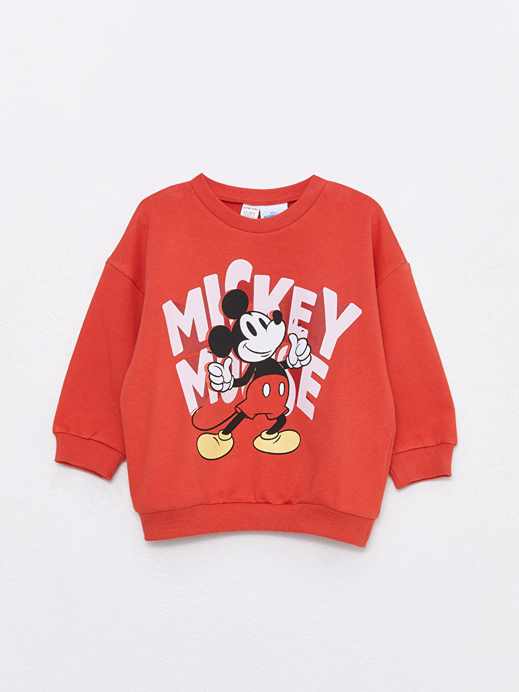 【PINKSISLY】★Wrinkle-free Mickey Training上下セット XSIDE Crew Neck Mickey Mouse Printed Short Sleeve Women's T
