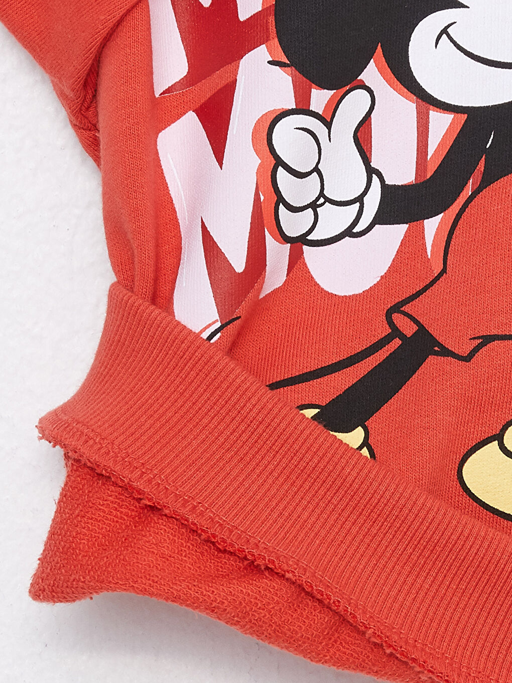 Ensemble Bébé Garçon Col Rond Manches Longues Imprimé Mickey Mouse, Sweat-Shirt et Pantalon de Survêtement-4