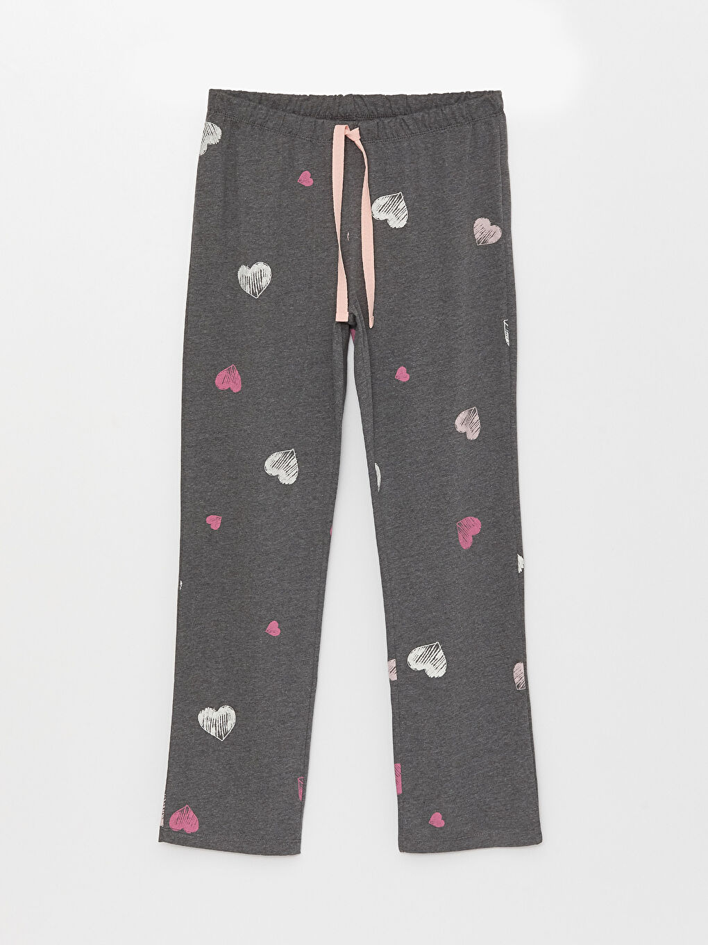 Antrasit Gömlek Yaka Desenli Kısa Kollu Hamile Pijama Takım-10