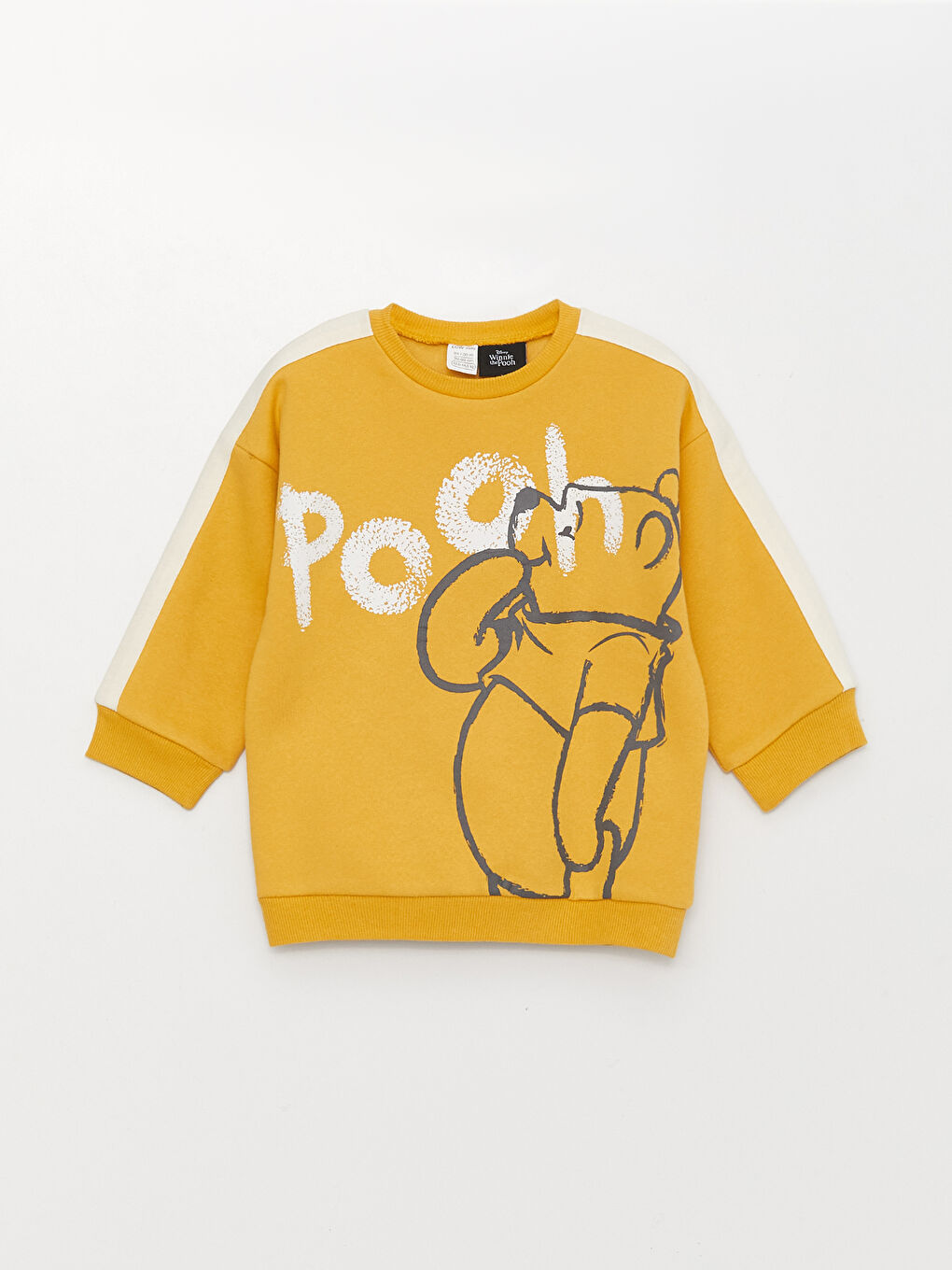 Crew Neck Long Sleeve Winnie the Pooh Printed Baby Boys' Sweatshirt and Pants 2 Pack Set -S36754Z1-G4N