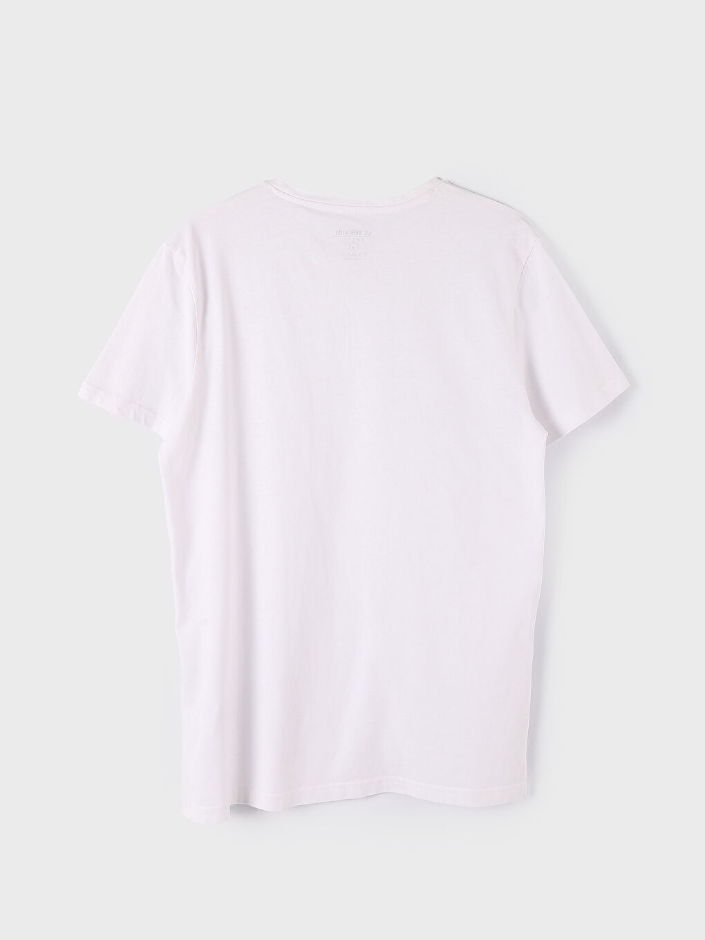 T-shirt pour Hommes en Jersey à Col Rond-1