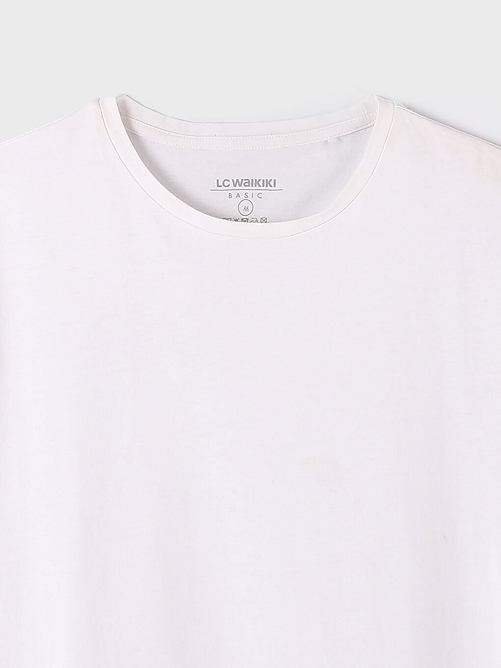 T-shirt pour Hommes en Jersey à Col Rond-2