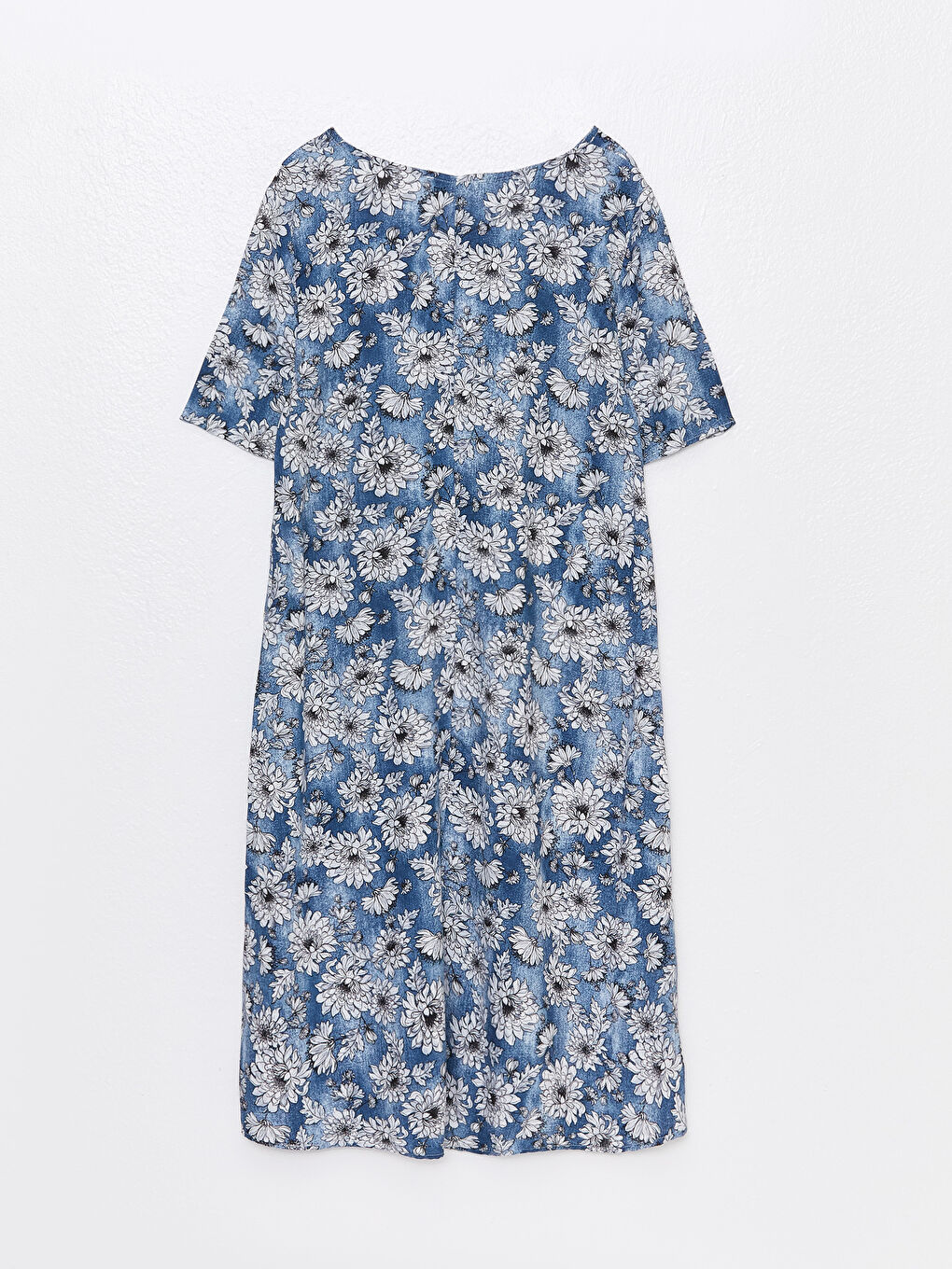 فستان نيلي امرأة -S36789Z8-LS3
