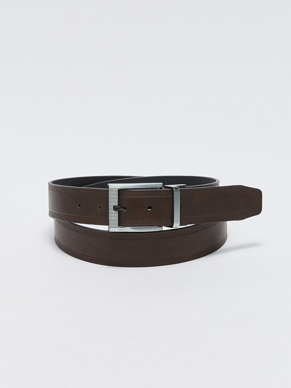 Faux Leather Reversible Men's Belt -S36808Z8-HUC