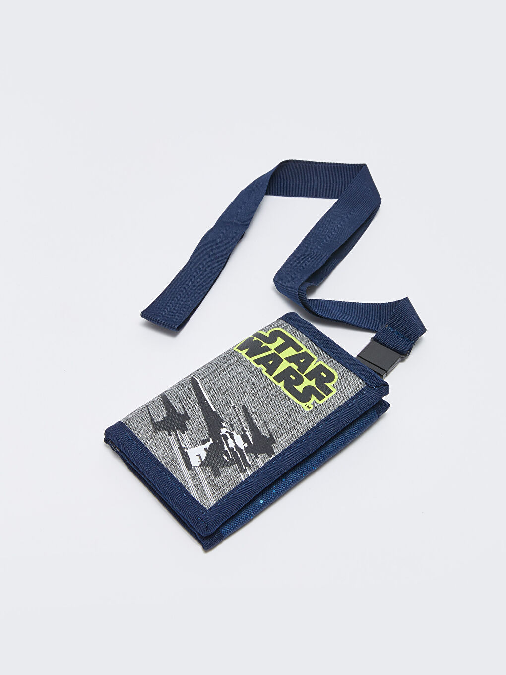 Gri Star Wars Baskılı Erkek Çocuk Cüzdan
