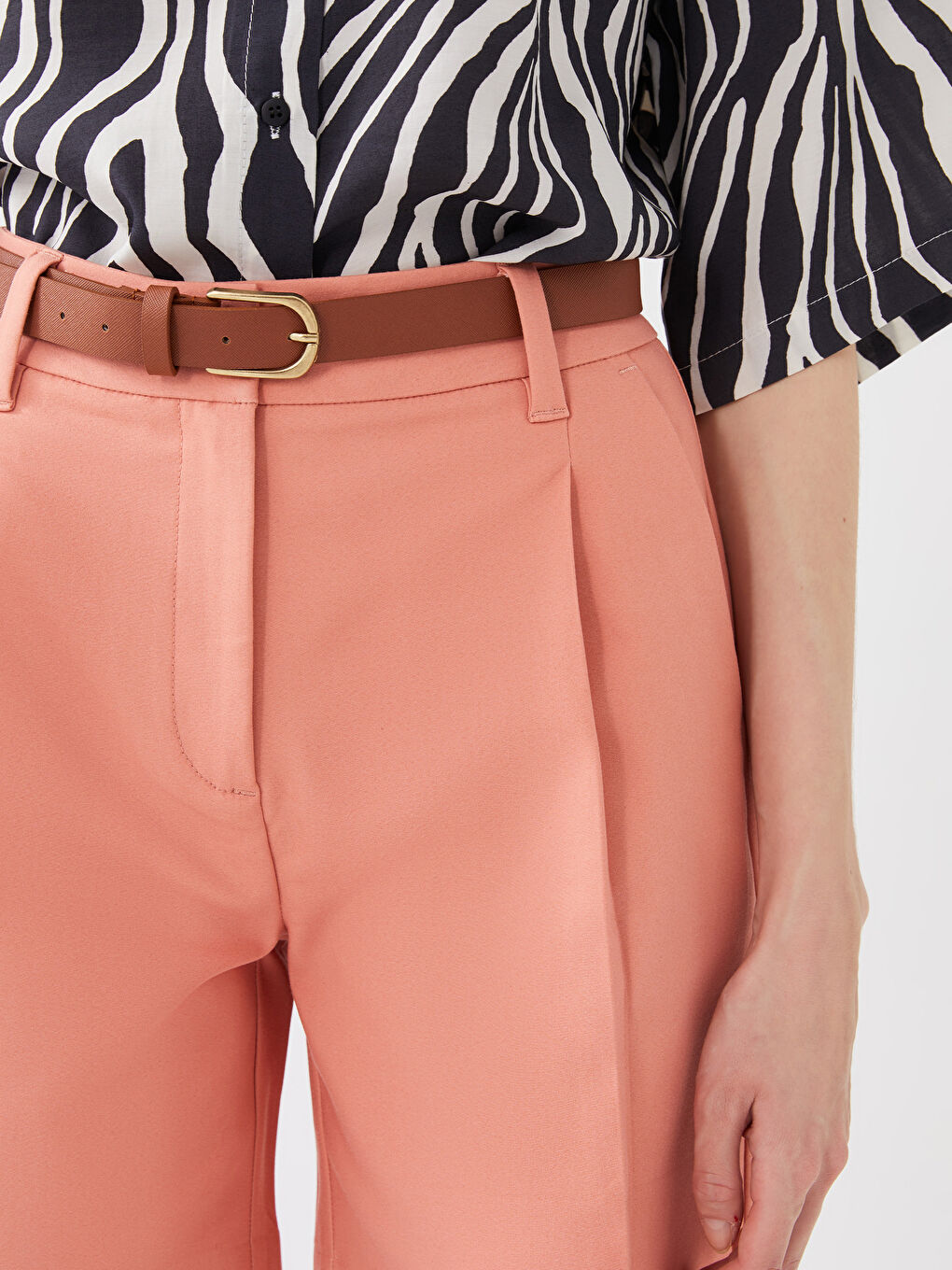 Women's High Waist Comfortable Fit Shorts -S36813Z8-GC5