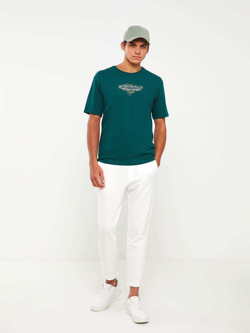 تیشێرت سه‌وز پیاو -S36818Z8-HLW