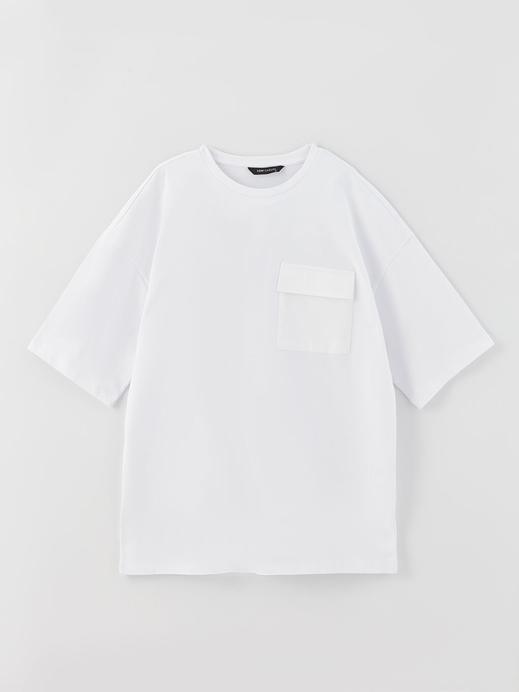 მრგვალი საყელო მოკლე სახელო მამაკაცის მაისური-5