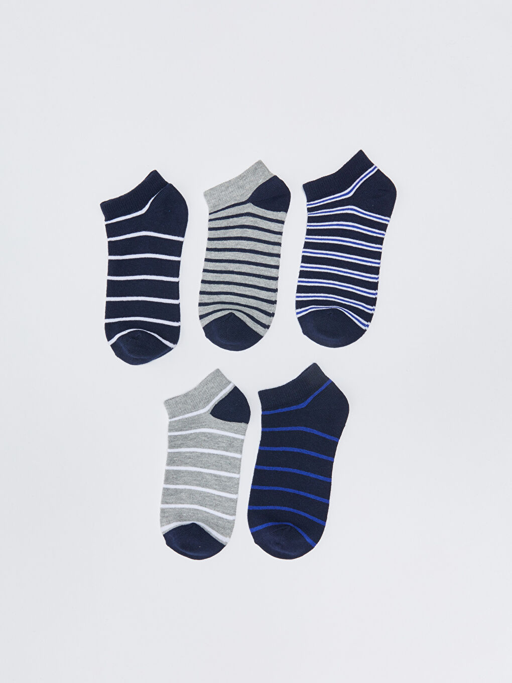 LCW Kids Chaussettes d'entraînement Rayées pour Garçons Lot de 5 pièces -S36831Z4-K00