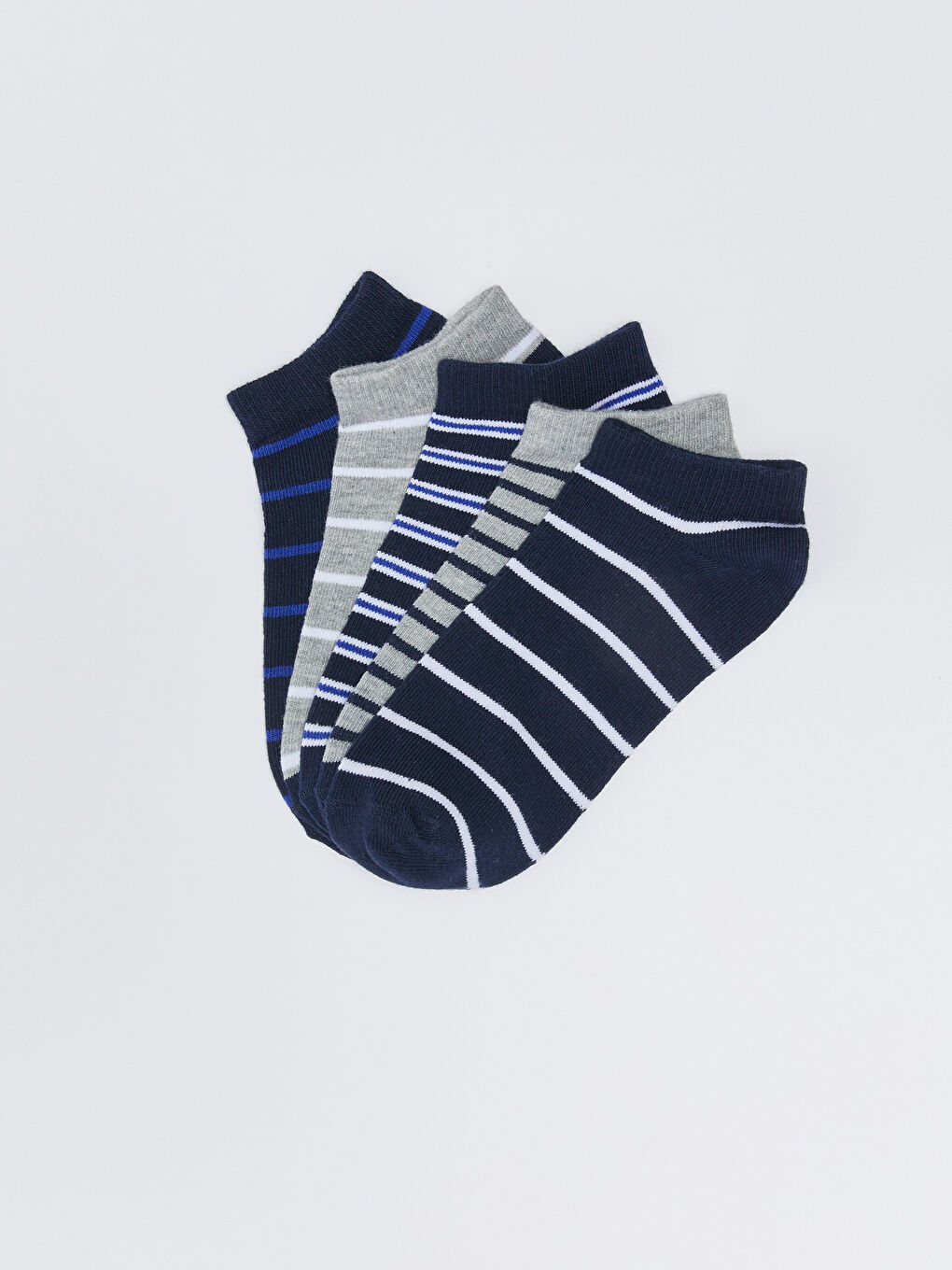 LCW Kids Chaussettes d'entraînement Rayées pour Garçons Lot de 5 pièces -S36831Z4-K00