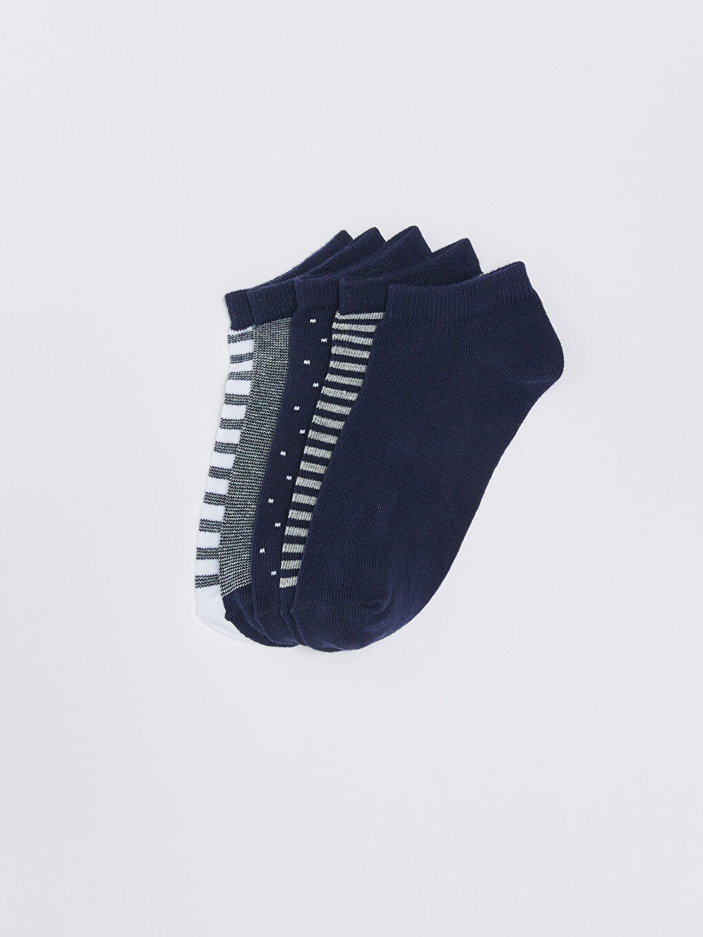 Patterned Boys Trainer Socks 5 Pack-1