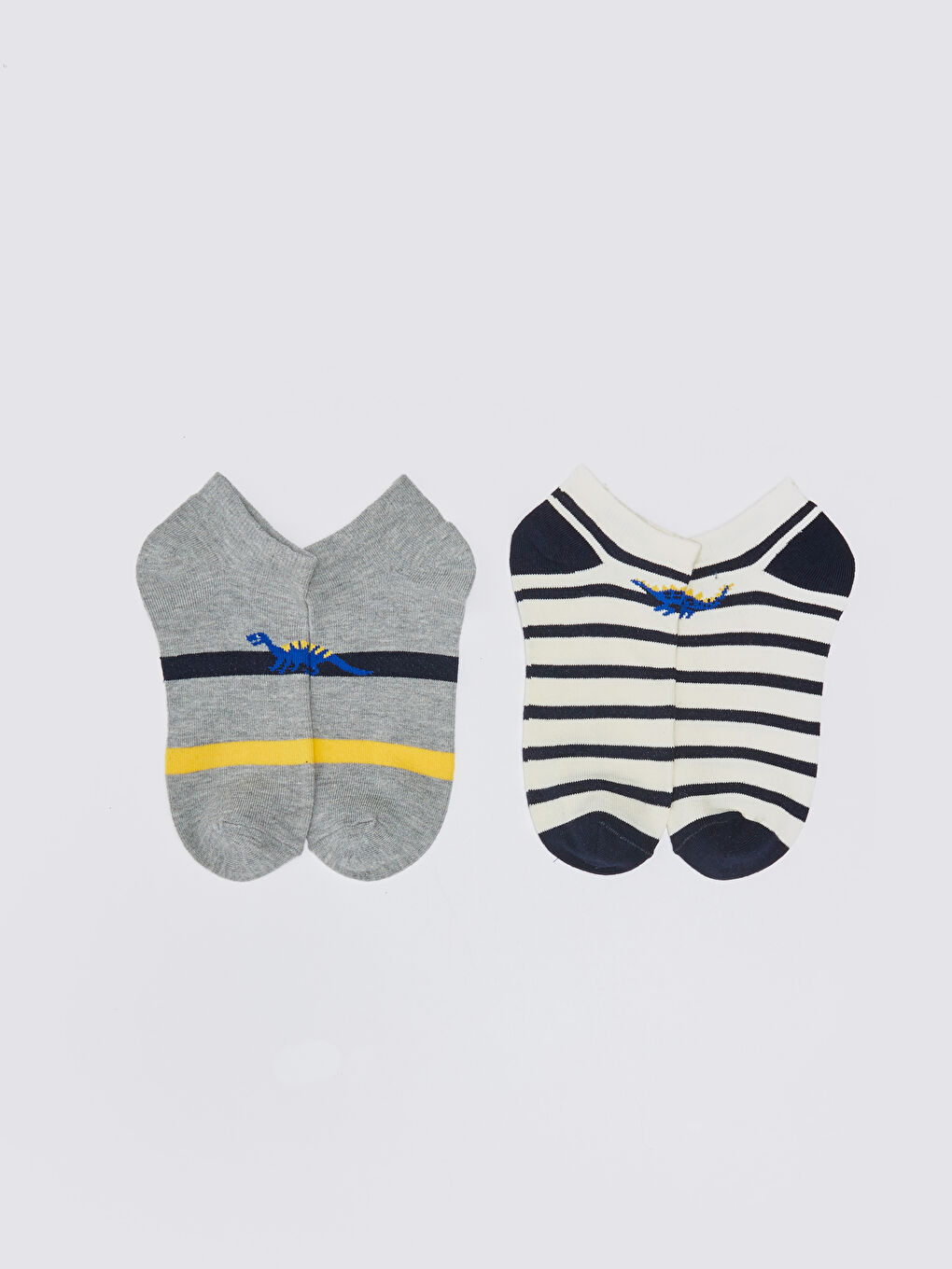 Karışık Desenli Erkek Çocuk Patik Çorap 5'li-2