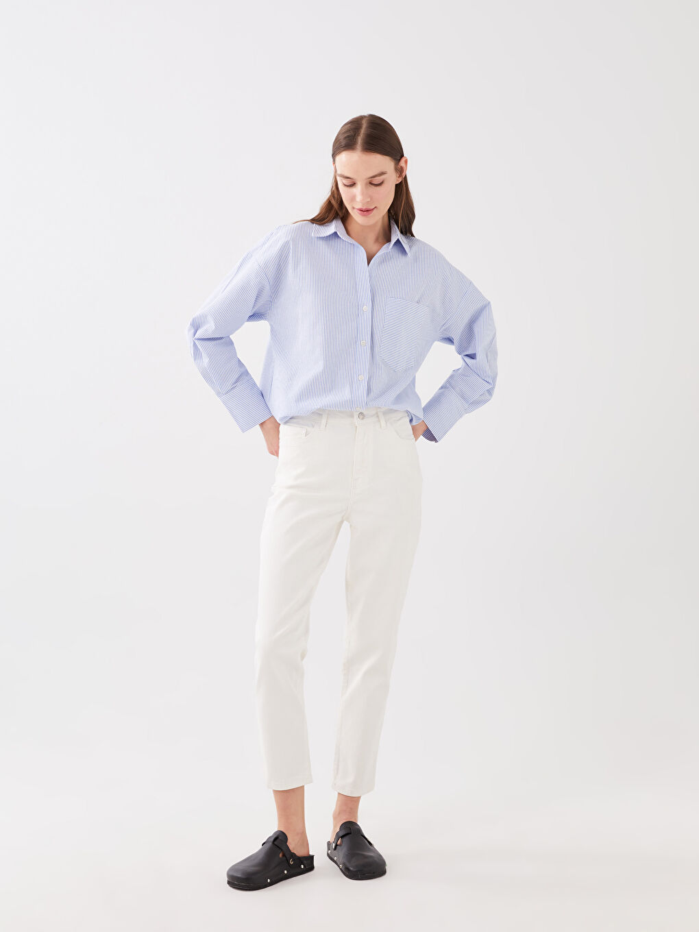 LCWAIKIKI Basic High Waist Slim Fit Women's Jeans -S36896Z8-844