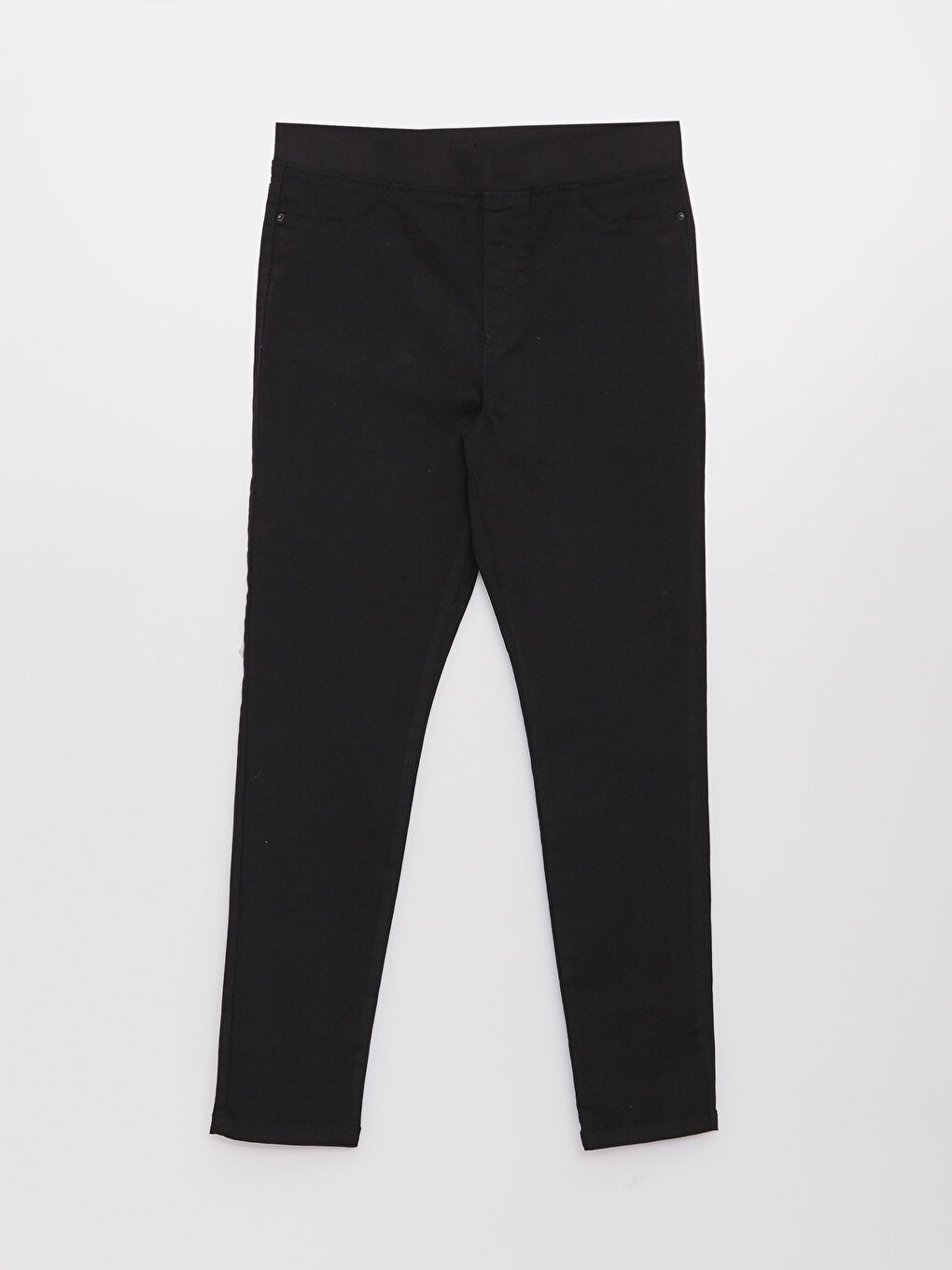 LCWAIKIKI Basic Women's High Waisted Slim Fit Regular Denim Trousers -S36899Z8-J0F