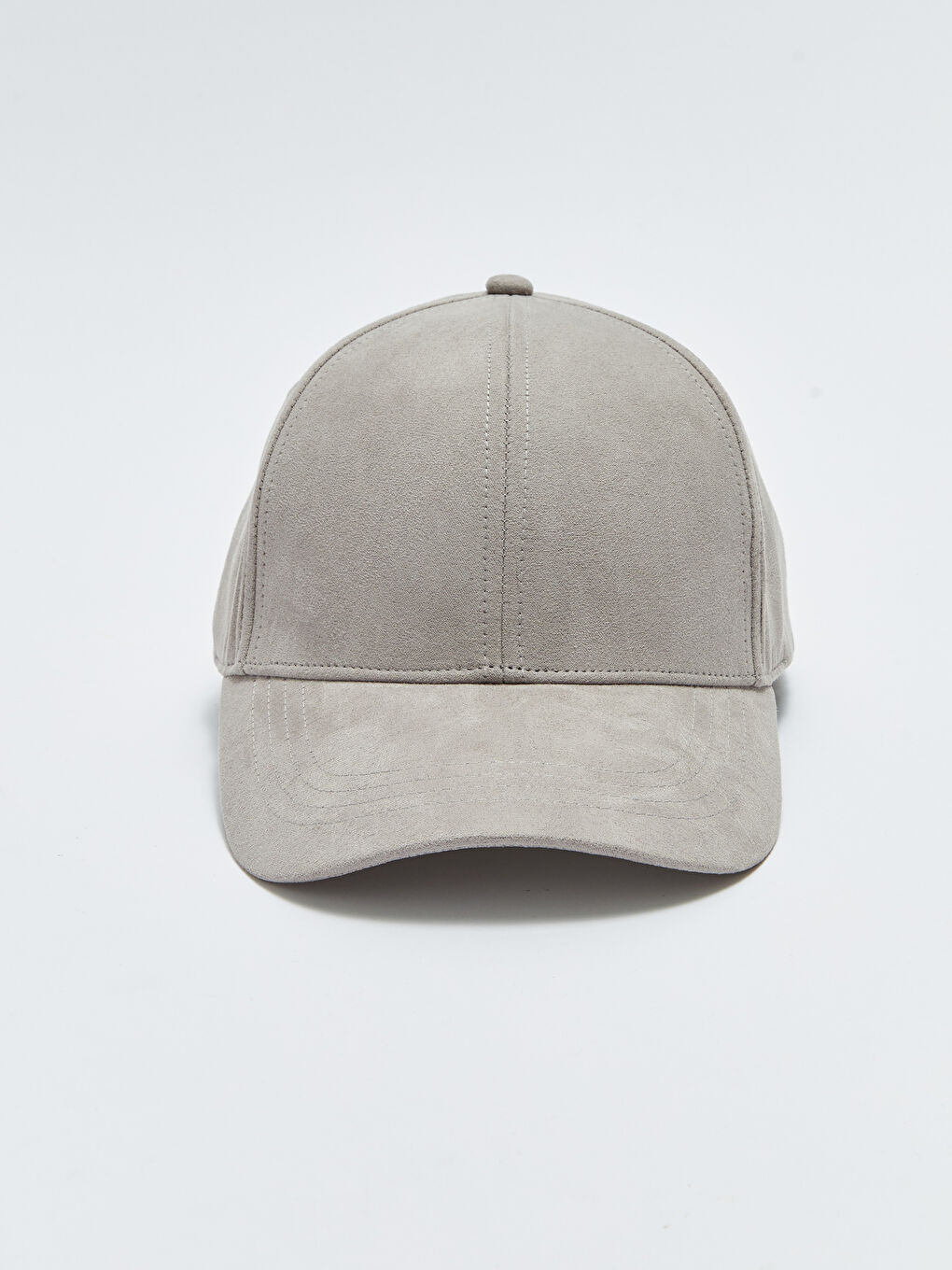 Gri Süet Görünümlü Erkek Kep Şapka-2