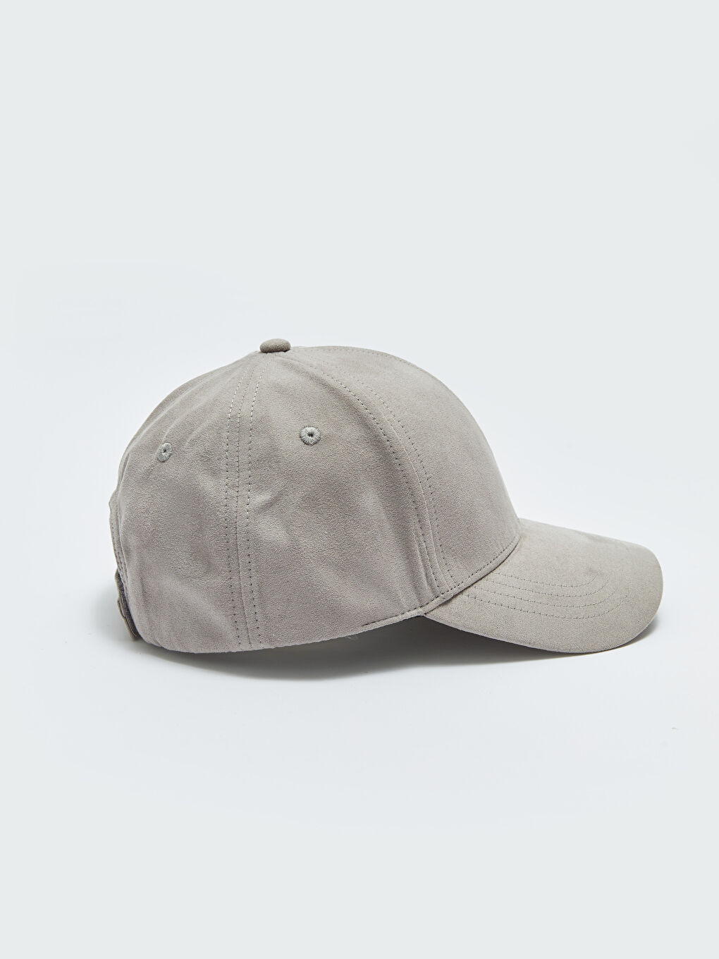 Gri Süet Görünümlü Erkek Kep Şapka-4