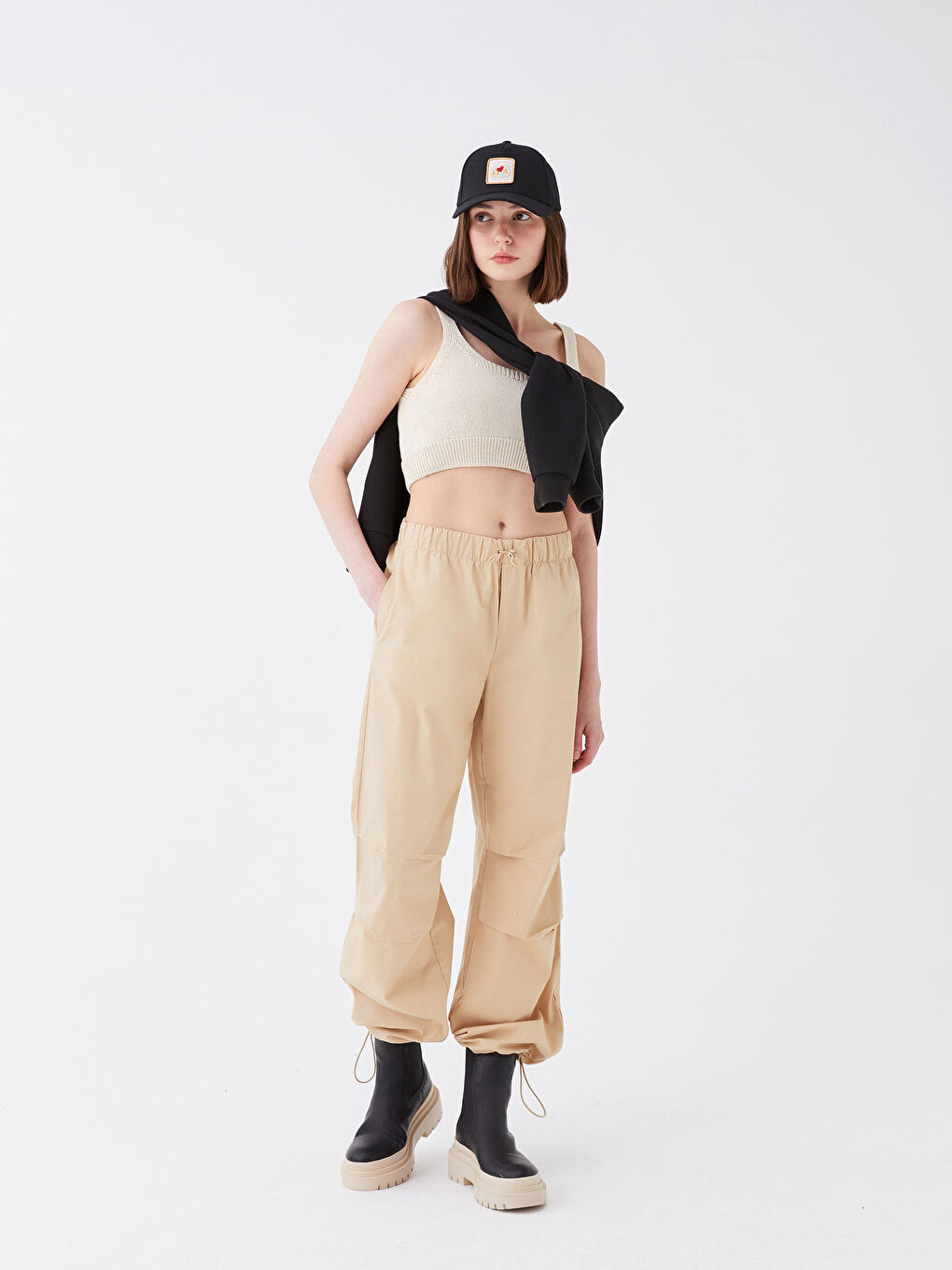 LCW ACCESSORIES Label Embroidered Women's Baseball Cap -S36937Z8-HEG