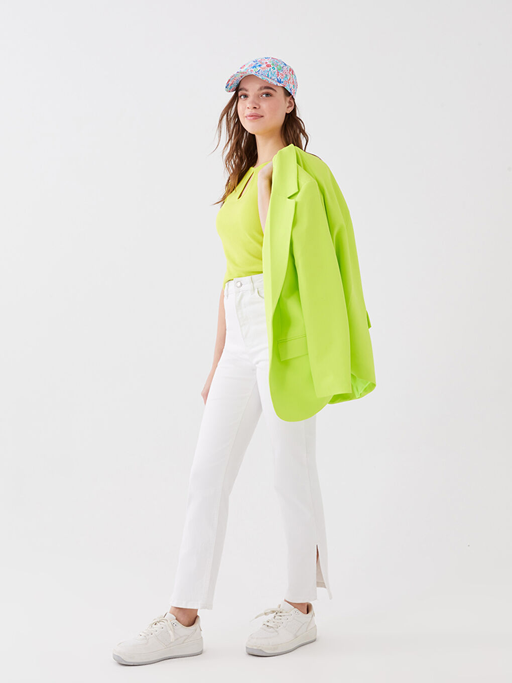 Casquette Imprimée Florale pour Femmes-1