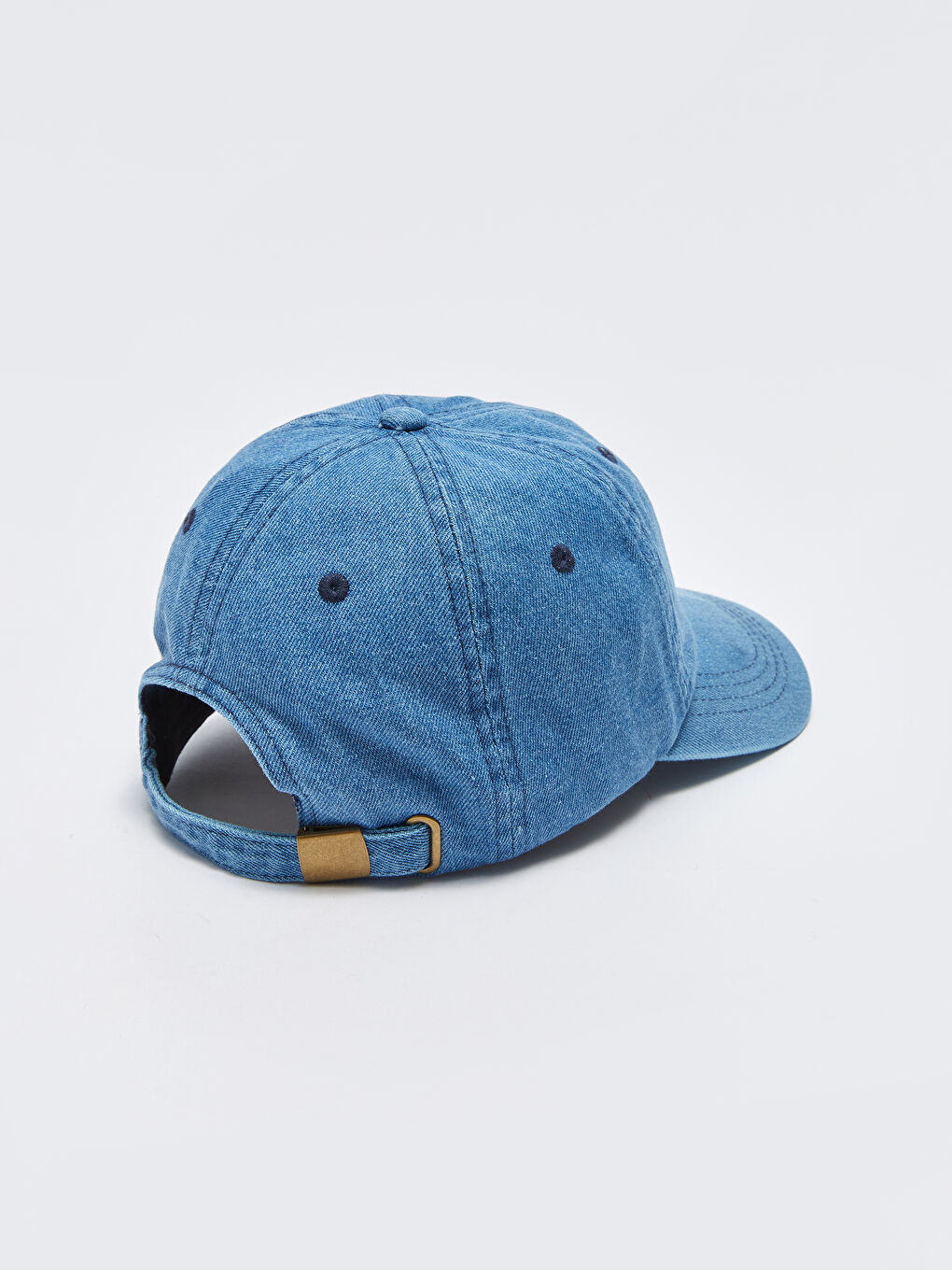 Mavi Yazı Nakışlı Kadın Kep Şapka-6