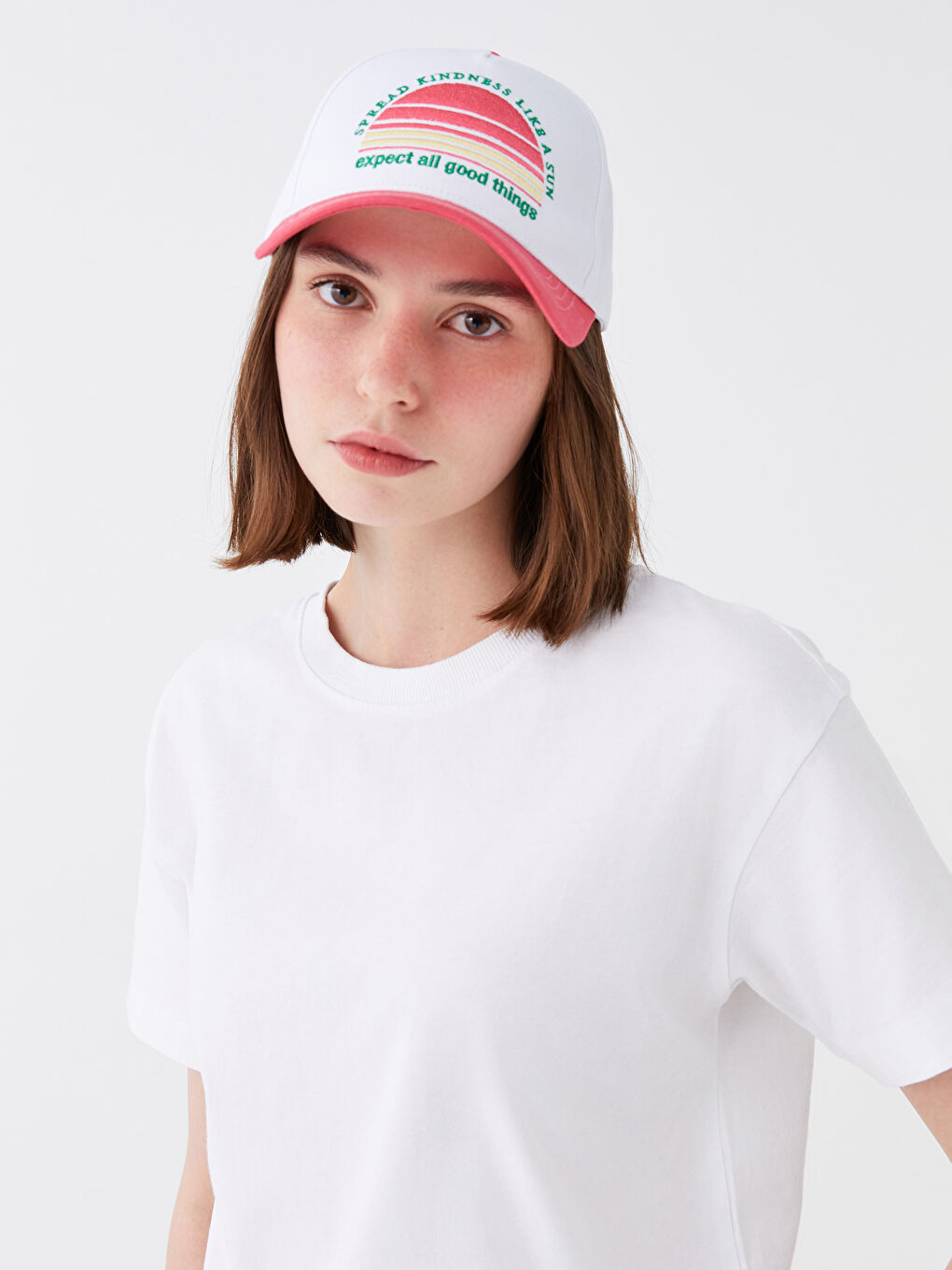 Embroidered Women's Cap Hat-1