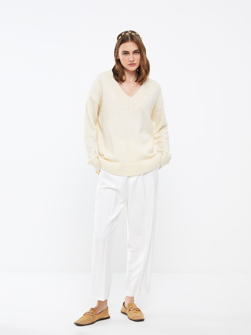 Karışık Kelebek Figürlü Kadın Taç-2