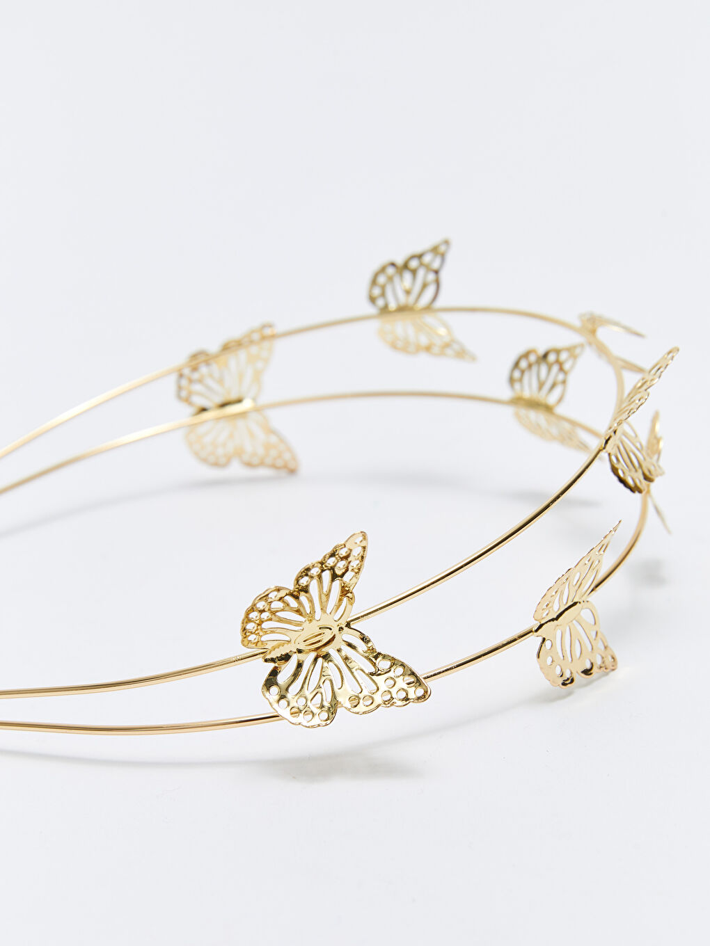 Karışık Kelebek Figürlü Kadın Taç-5