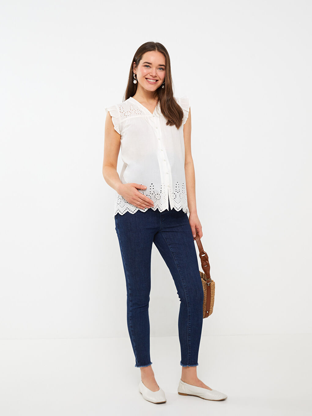 LCWAIKIKI Maternity Jean De Maternité Moulant Mercure À Panneau Ventral -S36976Z8-507