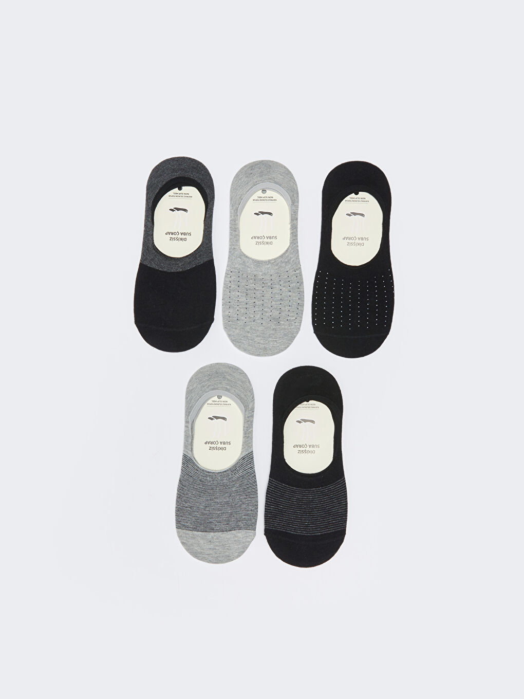 Patterned Men's Ballet Socks 5 Pack -S36980Z8-K00