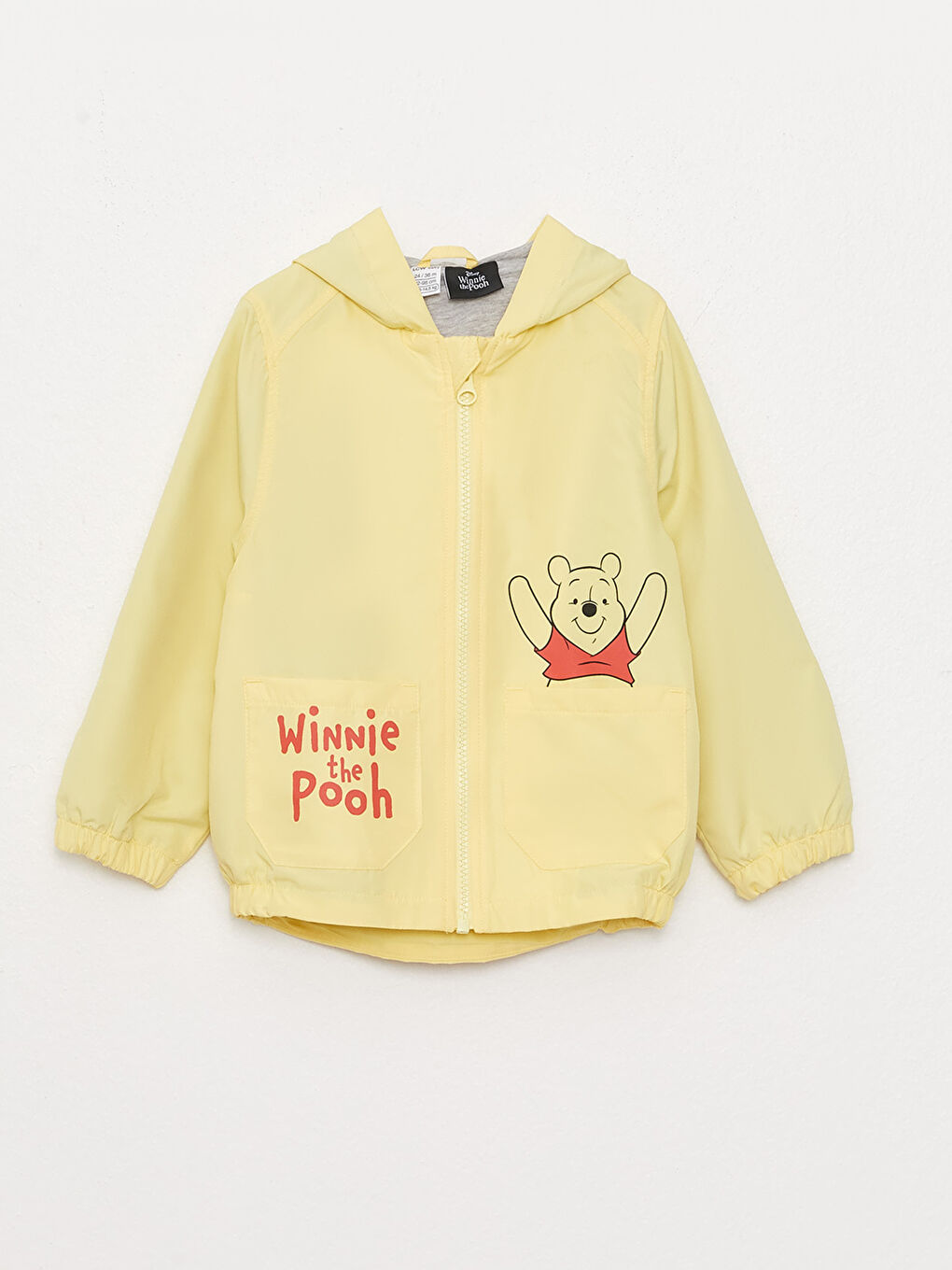 LCW baby Hooded Long Sleeve Winnie the Pooh Printed Baby Boy Raincoat -S36995Z1-G3J