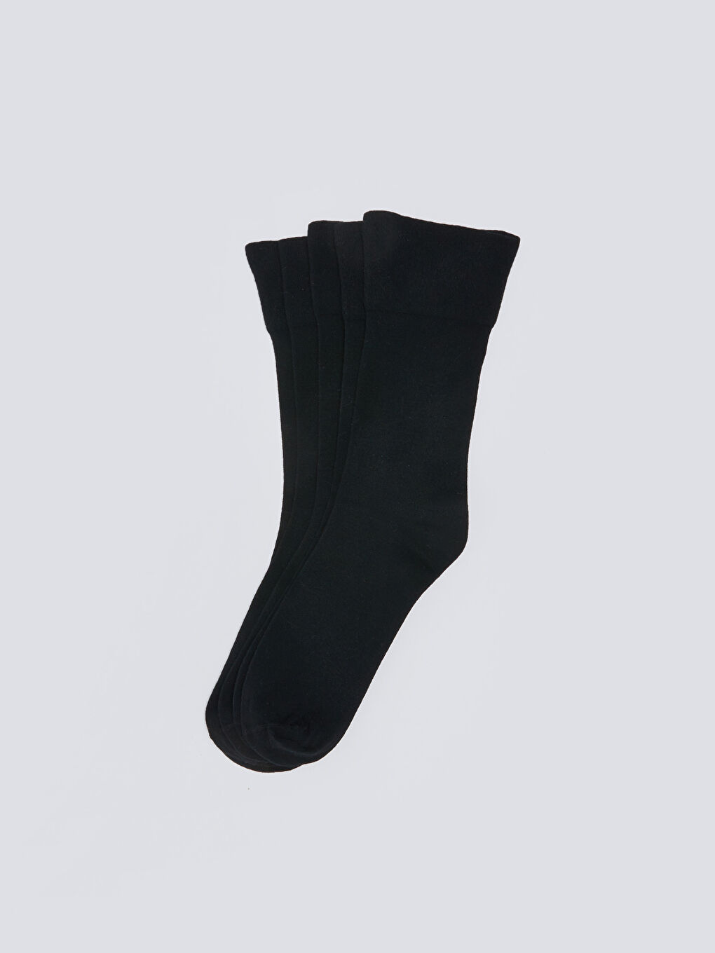 LCW ACCESSORIES Siyah Erkek Bambu Soket Çorap 5'li - 1