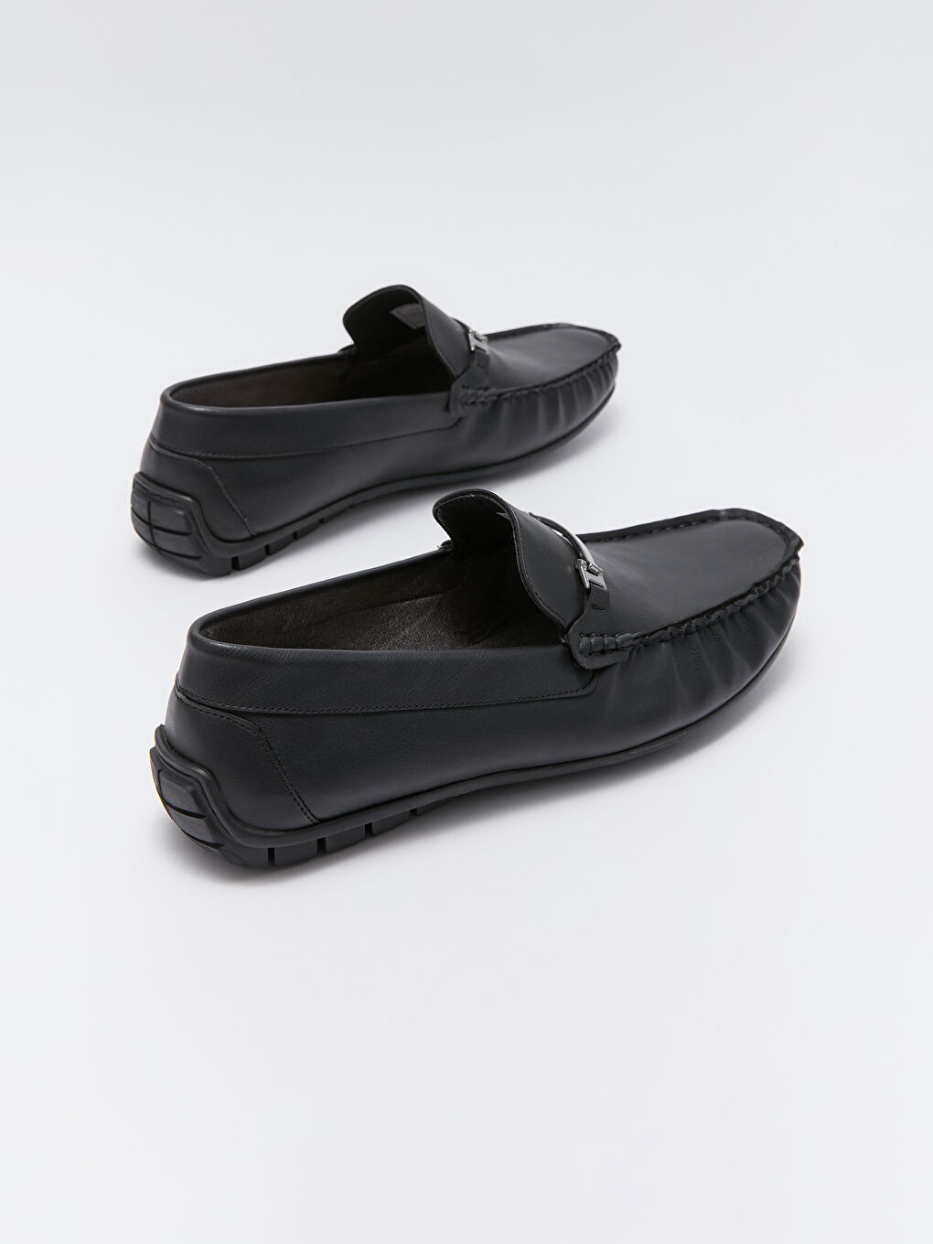 Faux Leather Men's Loafer Shoes-2