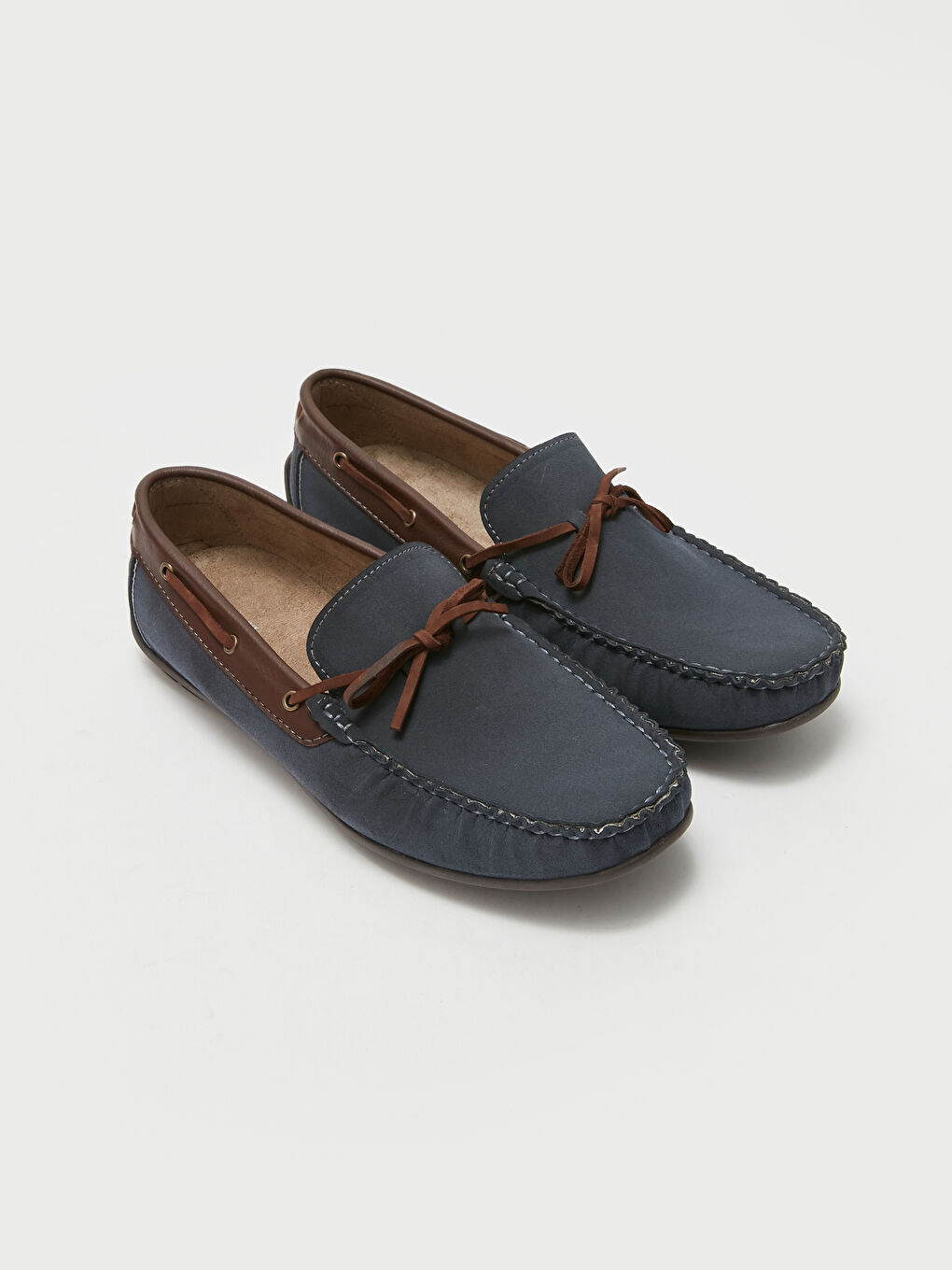 Lacivert Deri Görünümlü Erkek Klasik Ayakkabı