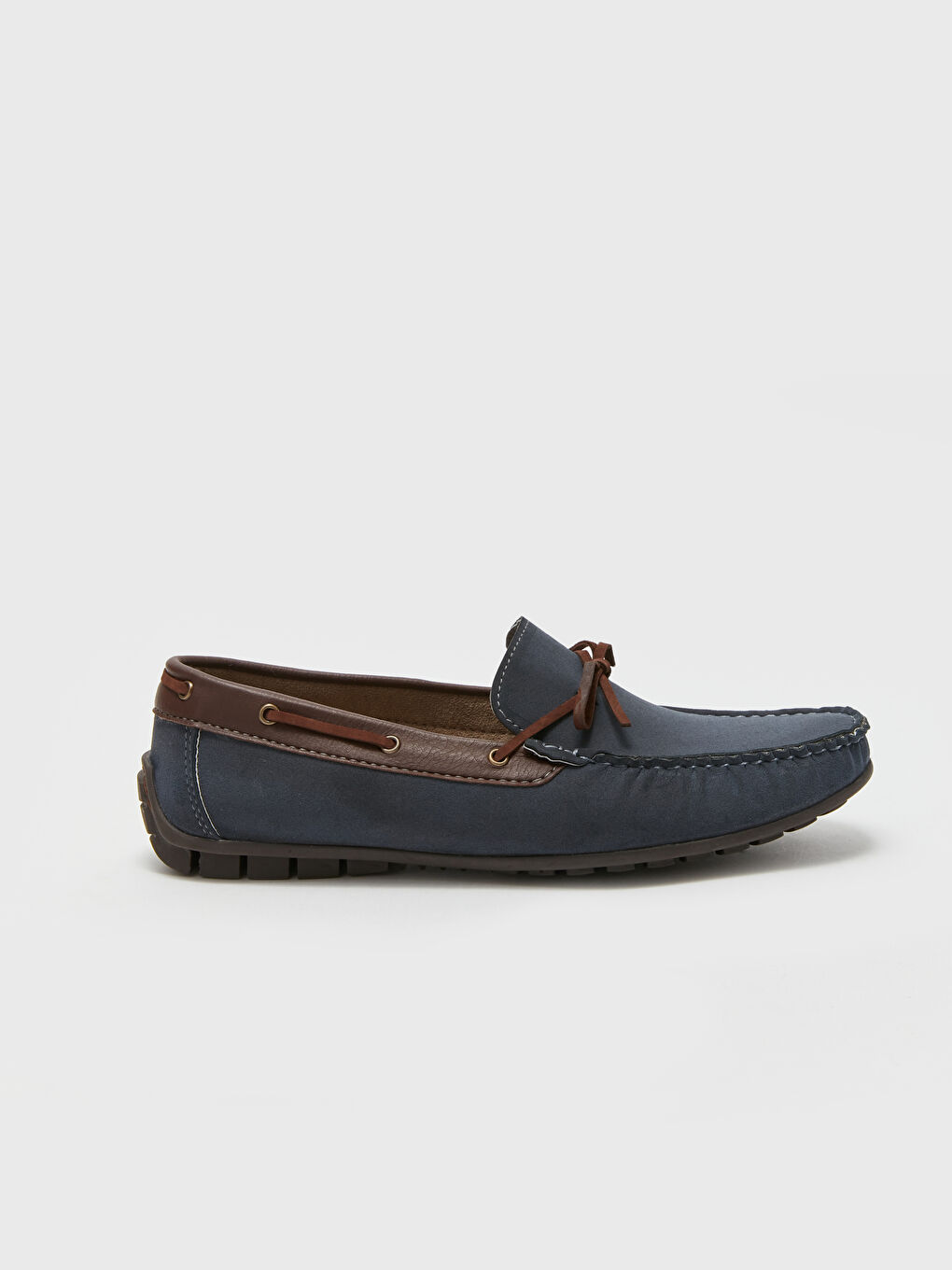 Lacivert Deri Görünümlü Erkek Klasik Ayakkabı-1