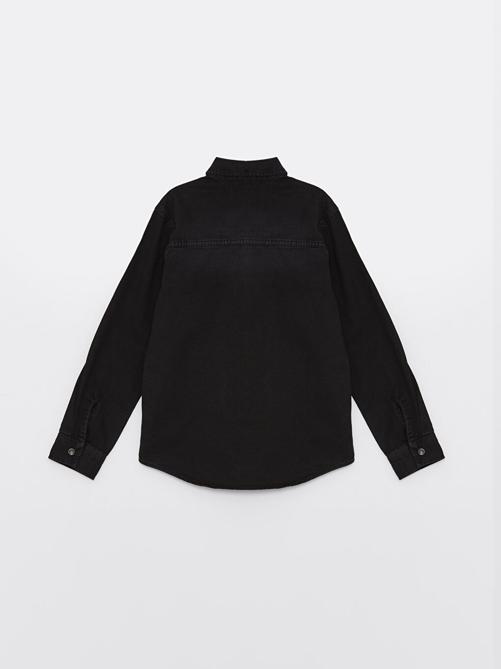 Basic Long Sleeve Boys' Denim Shirt -S37023Z4-326