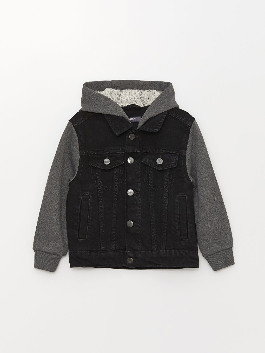 LCW Kids Hooded Boys' Denim Jacket -S37026Z4-326