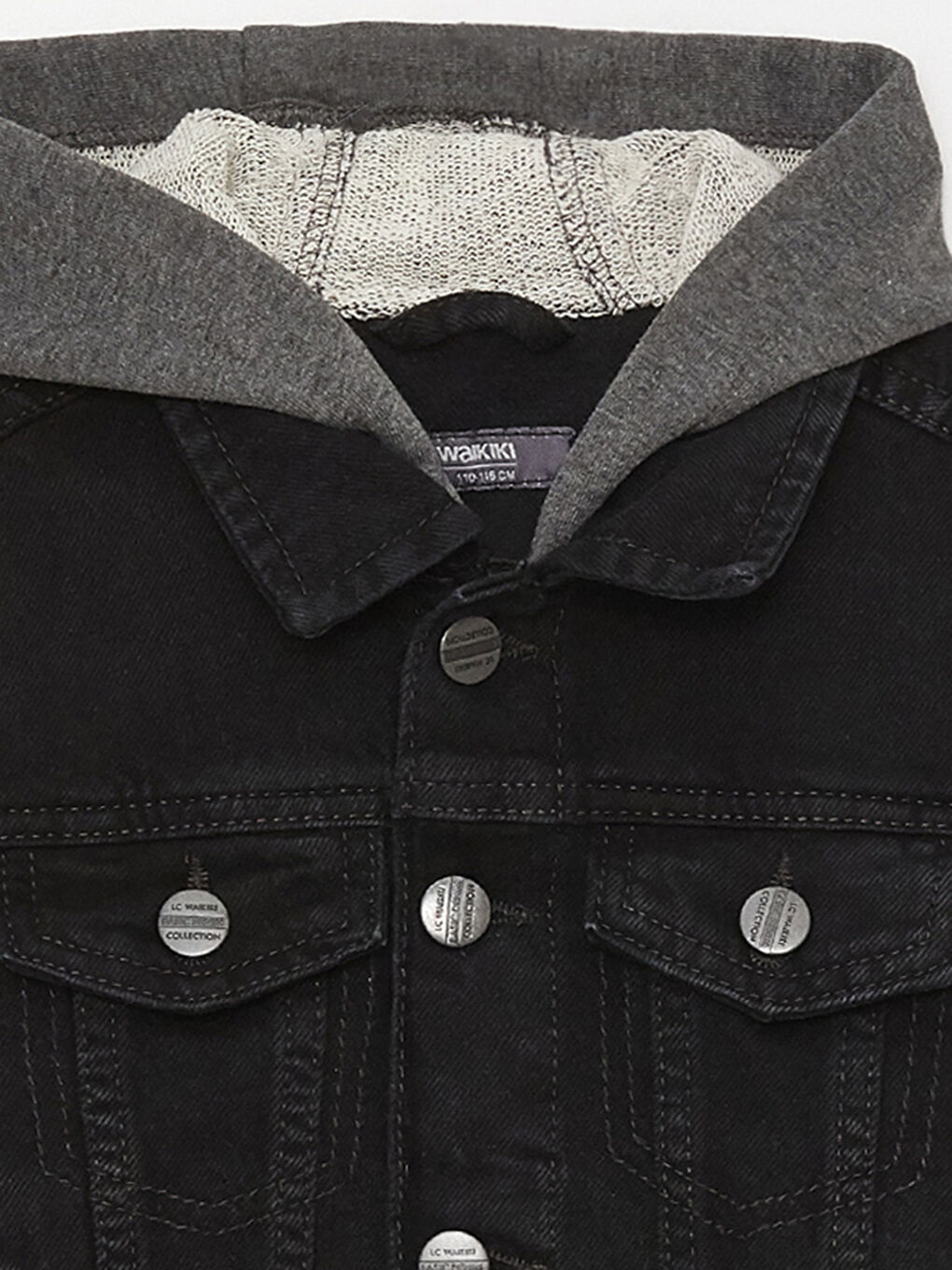 LCW Kids Hooded Boys' Denim Jacket -S37026Z4-326